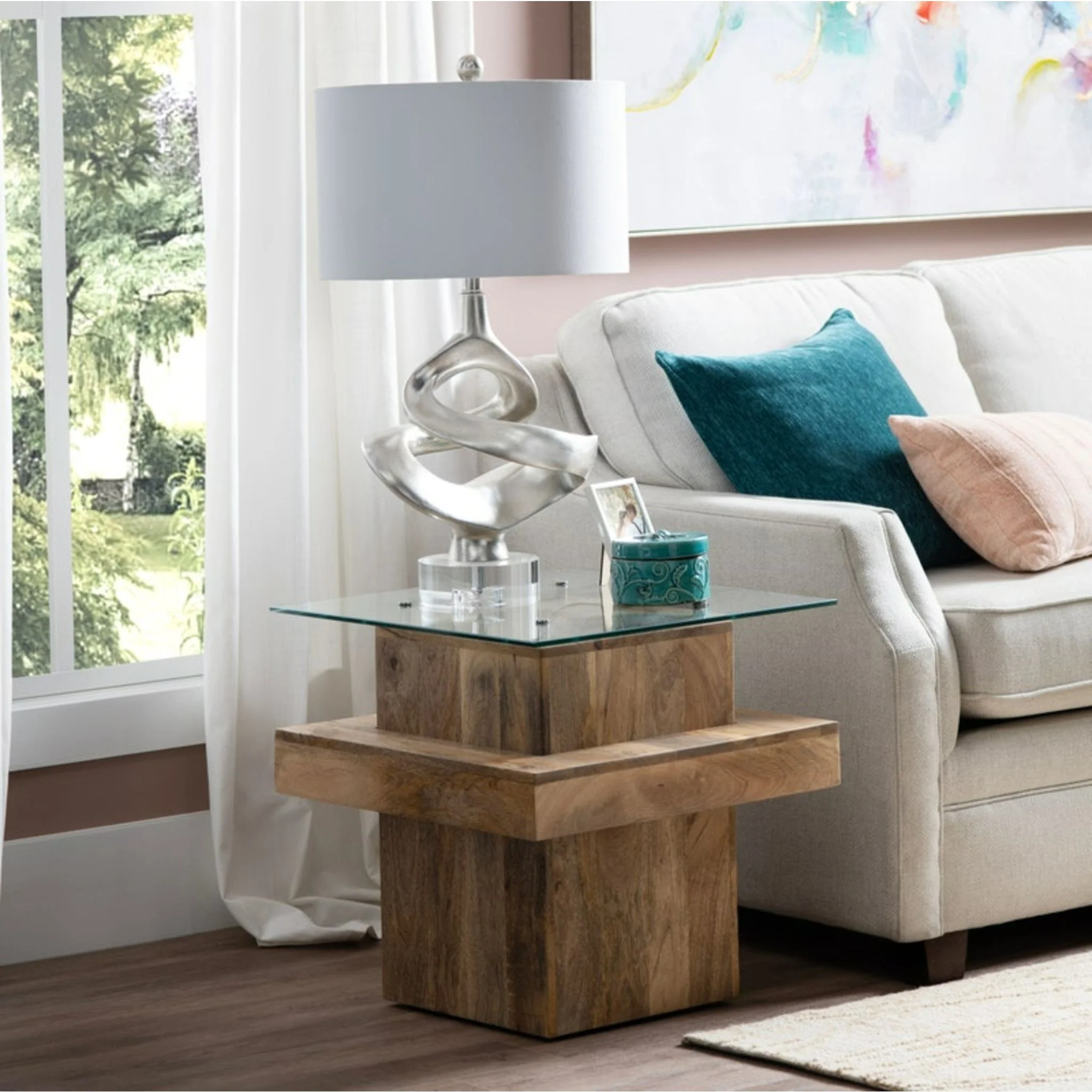 Monaco End Table - Brown - Image 4