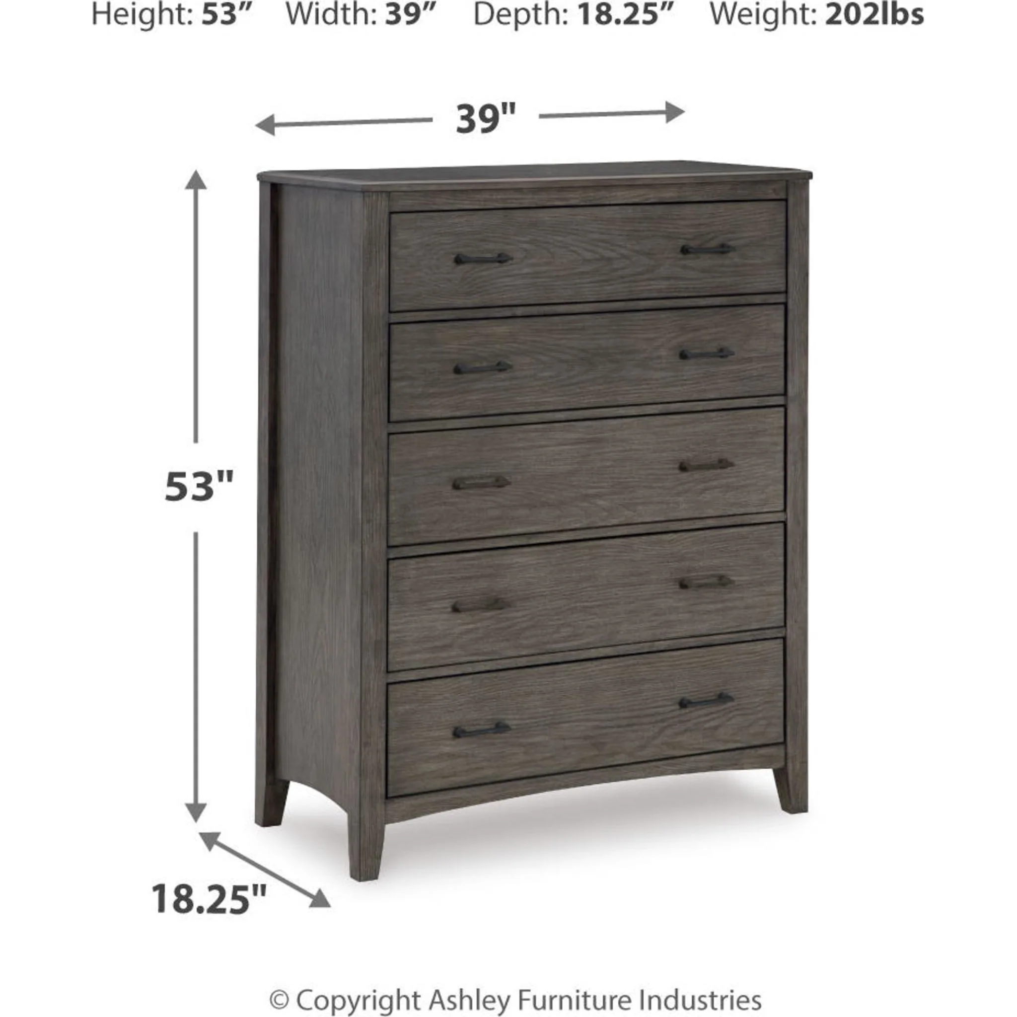 Montillan Chest - Grayish Brown - Image 11