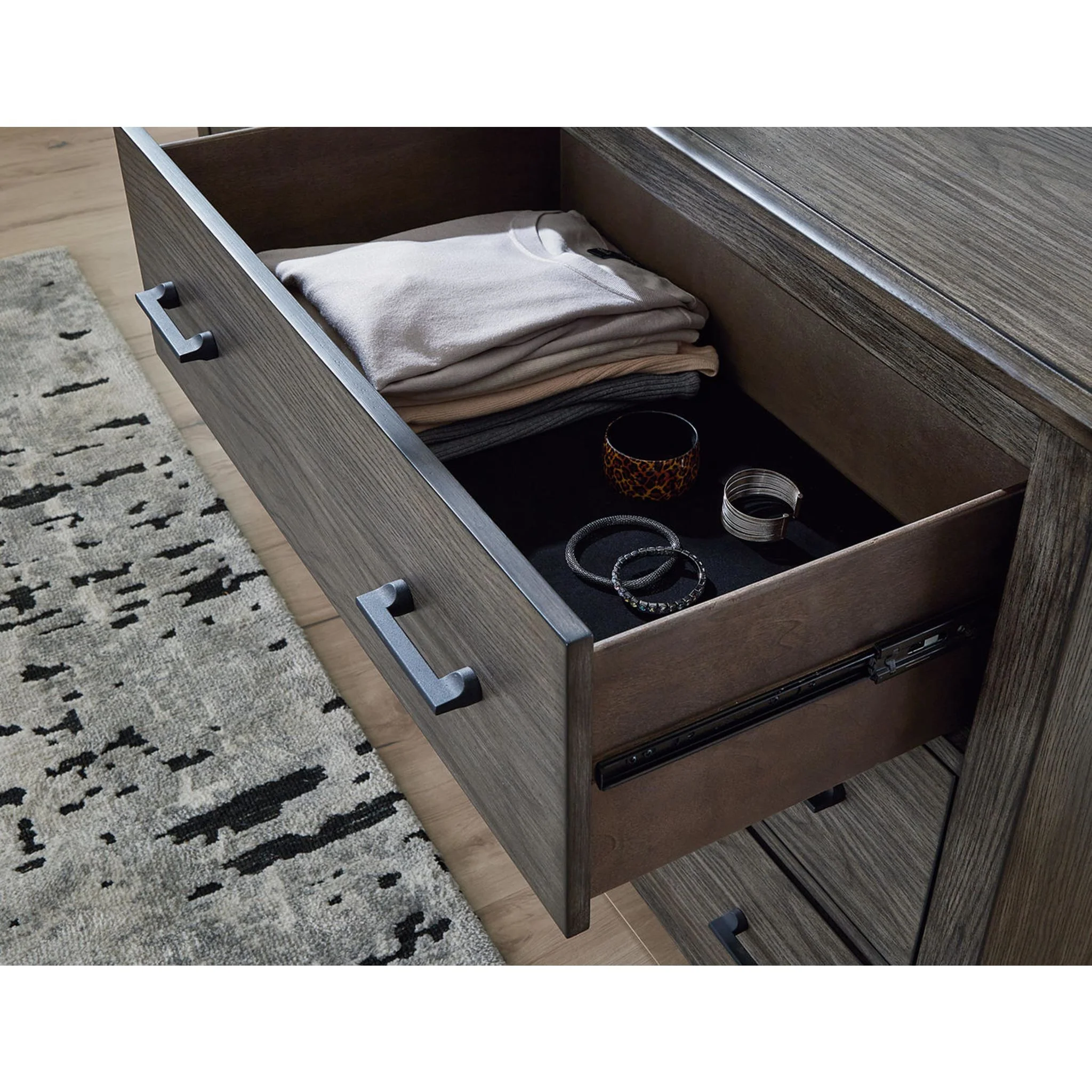 Montillan Dresser - Grayish Brown - Image 3