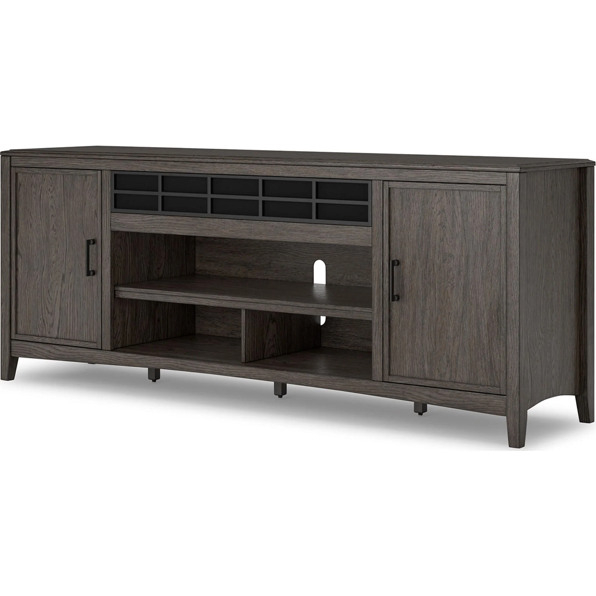 Montillan TV Stand - Grayish Brown - Image 2