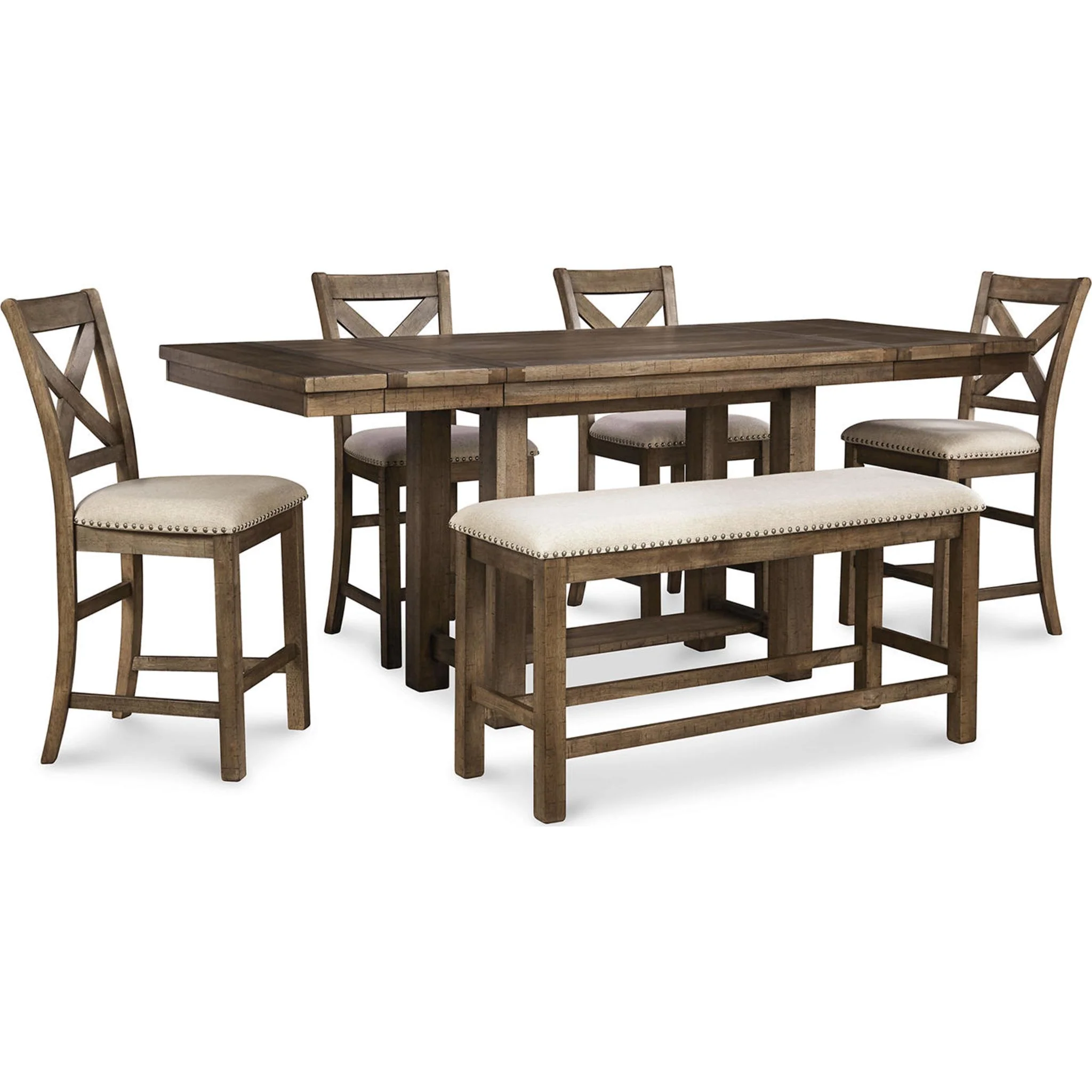 Moriville Counter Height Extension Table - Beige - (D631-32) - Image 11