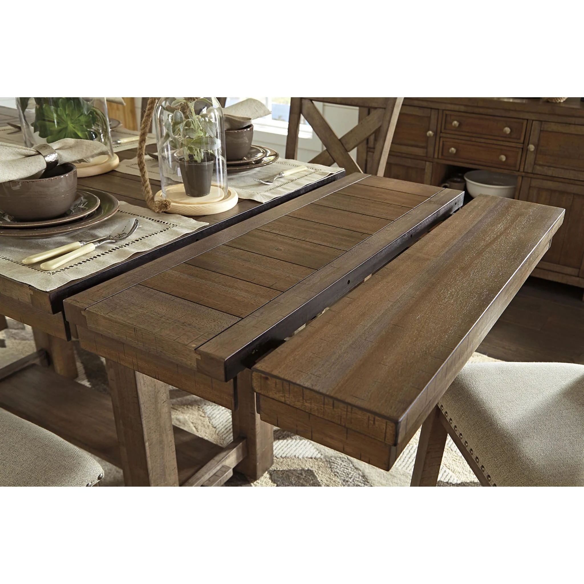Moriville Counter Height Extension Table - Beige - (D631-32) - Image 13