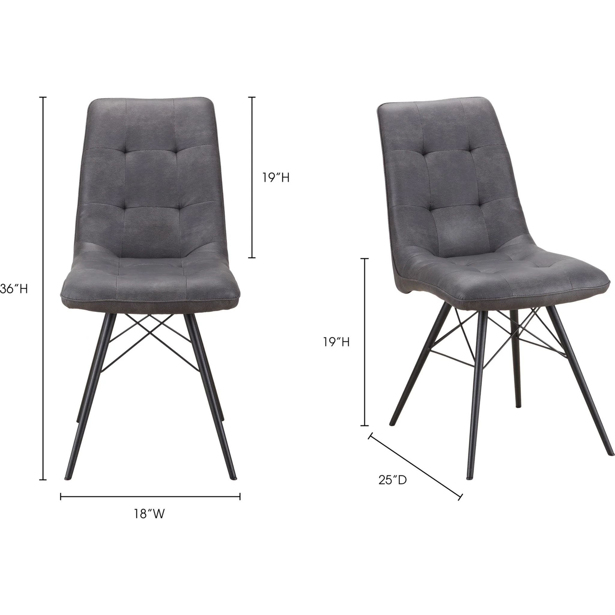 Morrison Side Chair - Grey - (ER-2029-15) - Image 9