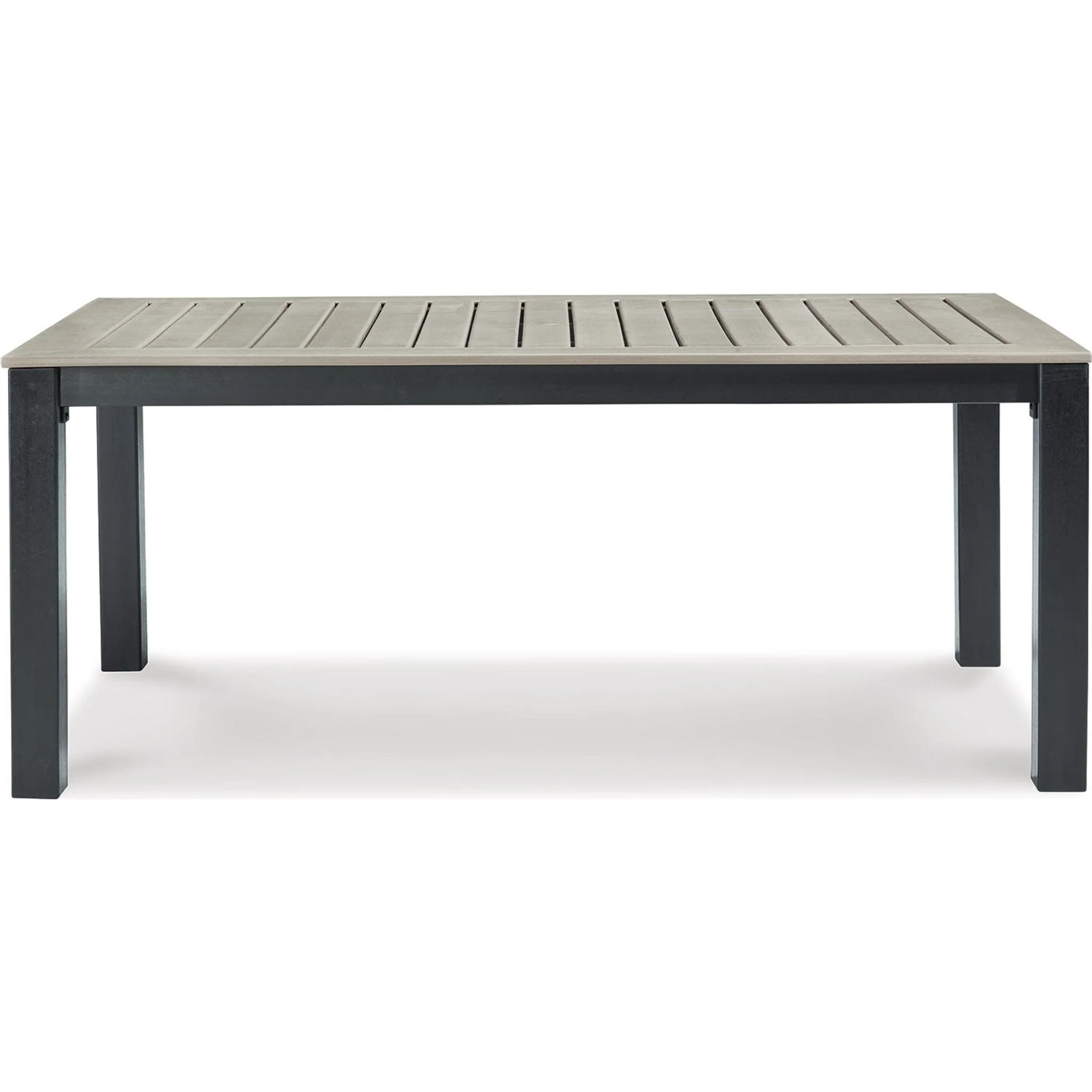 Mount Valley 7 Piece Outdoor Dining Set - Driftwood/Black - Image 5