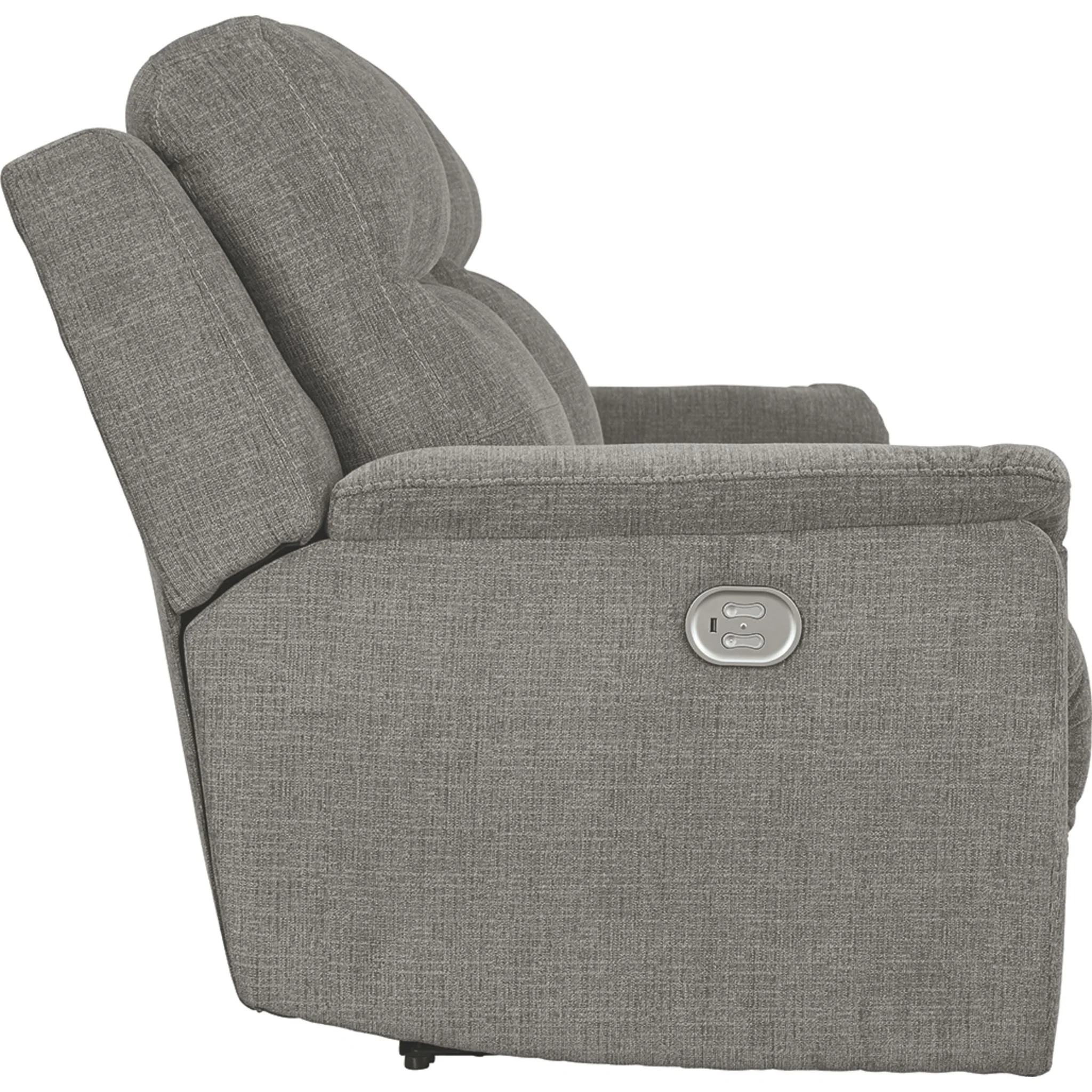 Mouttri Power Reclining Sofa With Power Headrest - Smoke - Image 6
