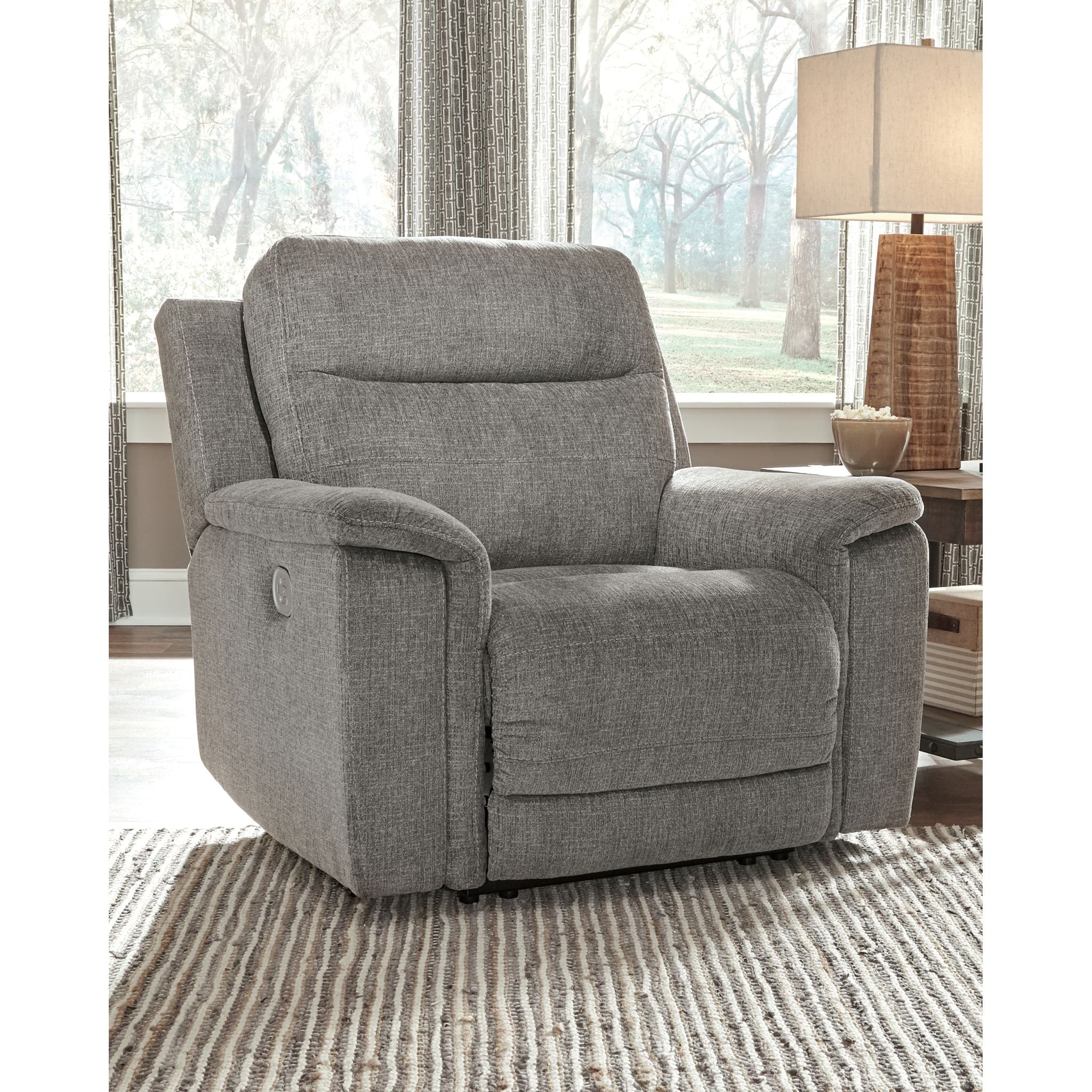 Mouttri Power Recliner - Smoke - Image 2