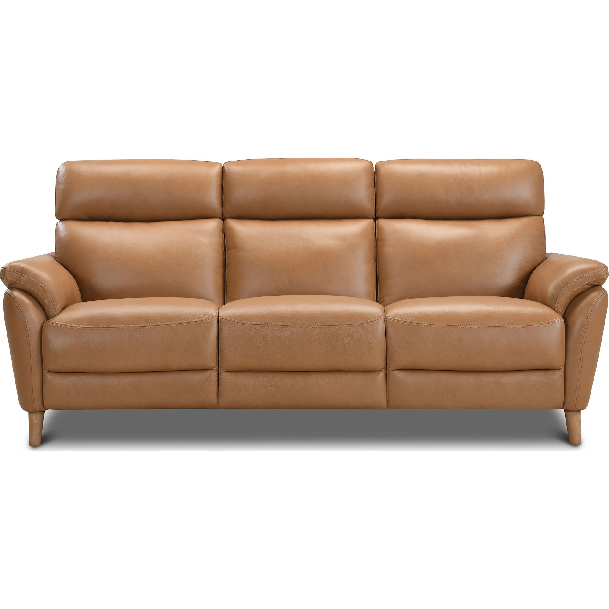 Muse Power Reclining Sofa w/ Power Headrest - Texas Toffee