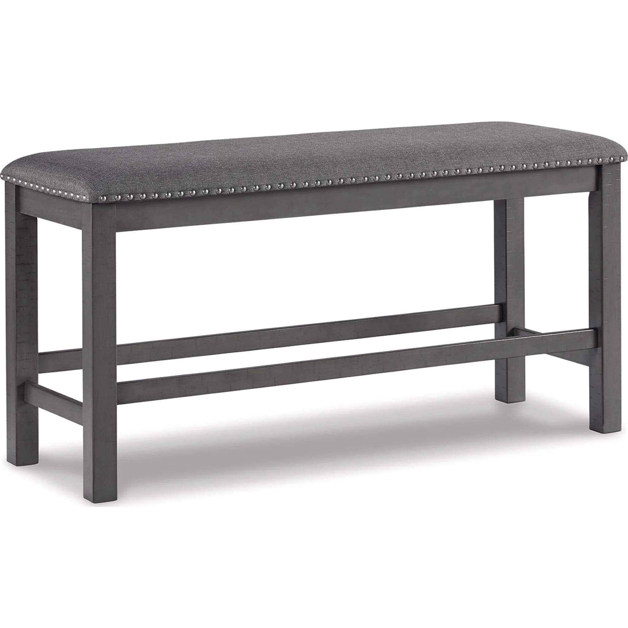 Myshanna Counter Height Bench - Gray - (D629-09)