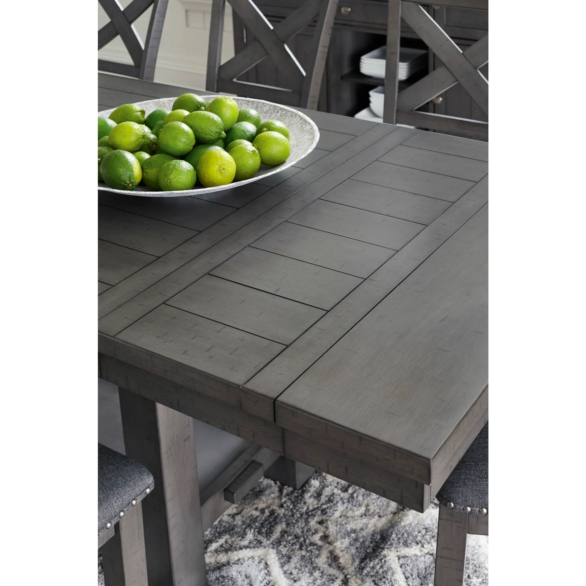 Myshanna Dining Extension Table - Gray - (D629-45) - Image 2