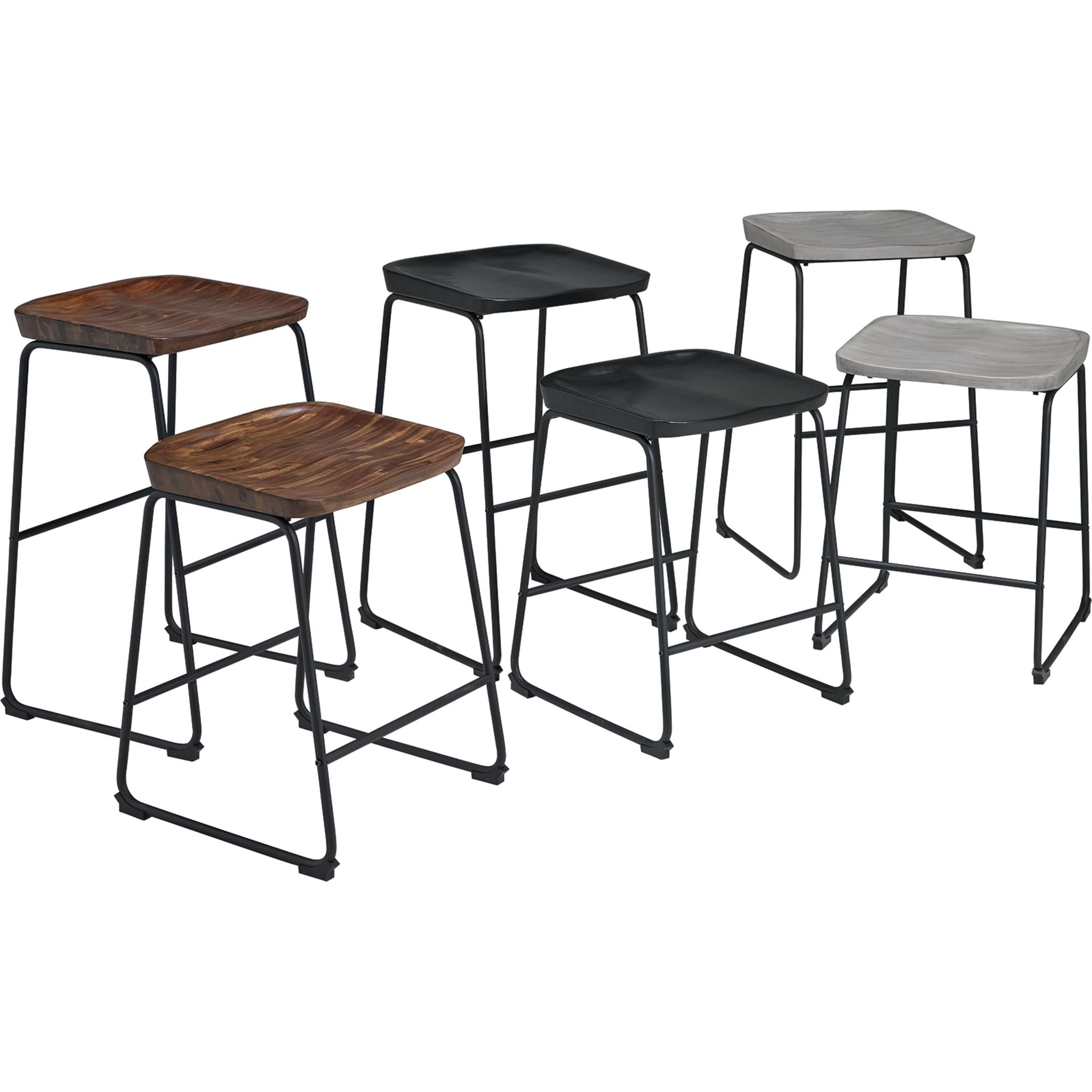 Naples Bar Stool - Black - (D205-130)