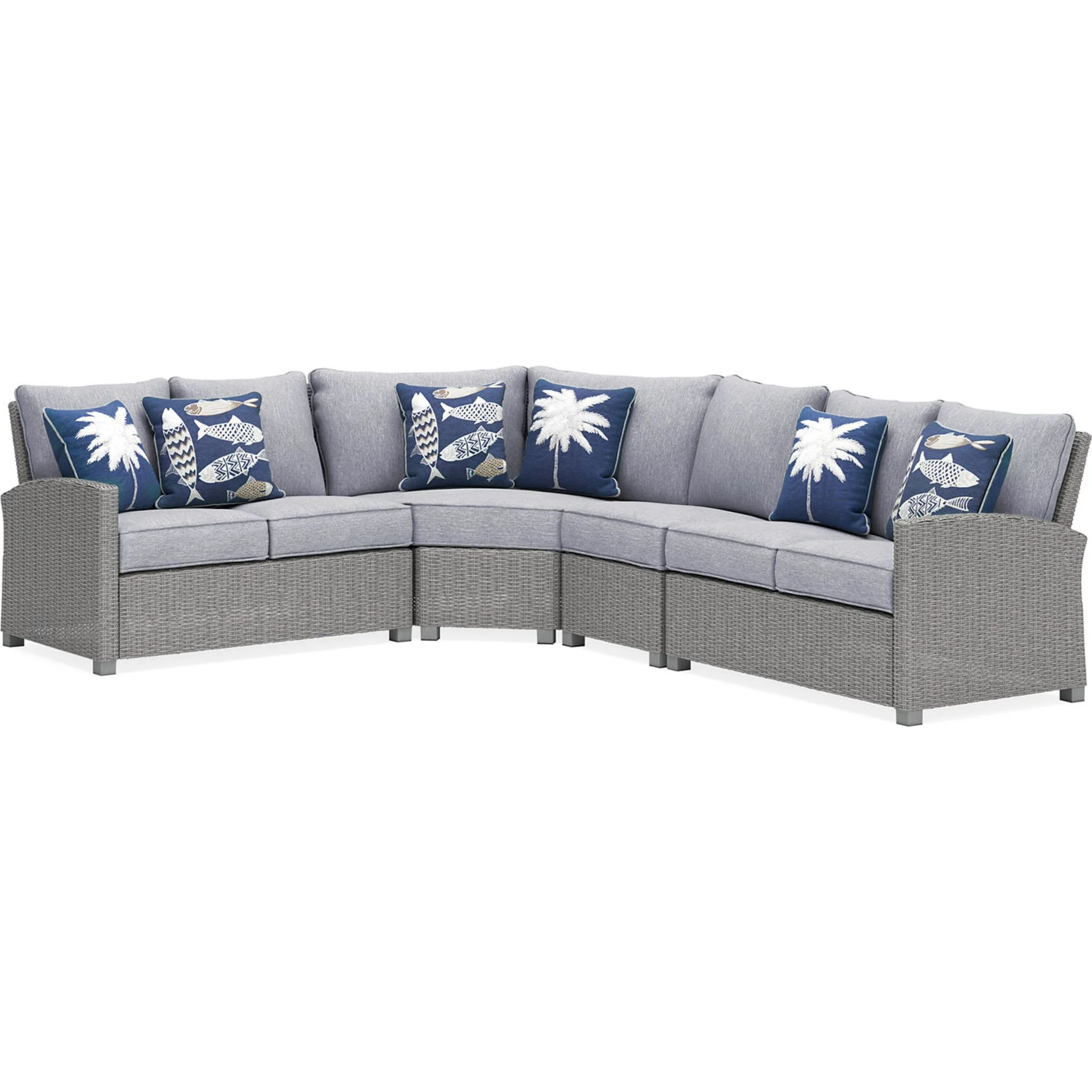 Naples Beach 4 Piece Outdoor Modular Seating