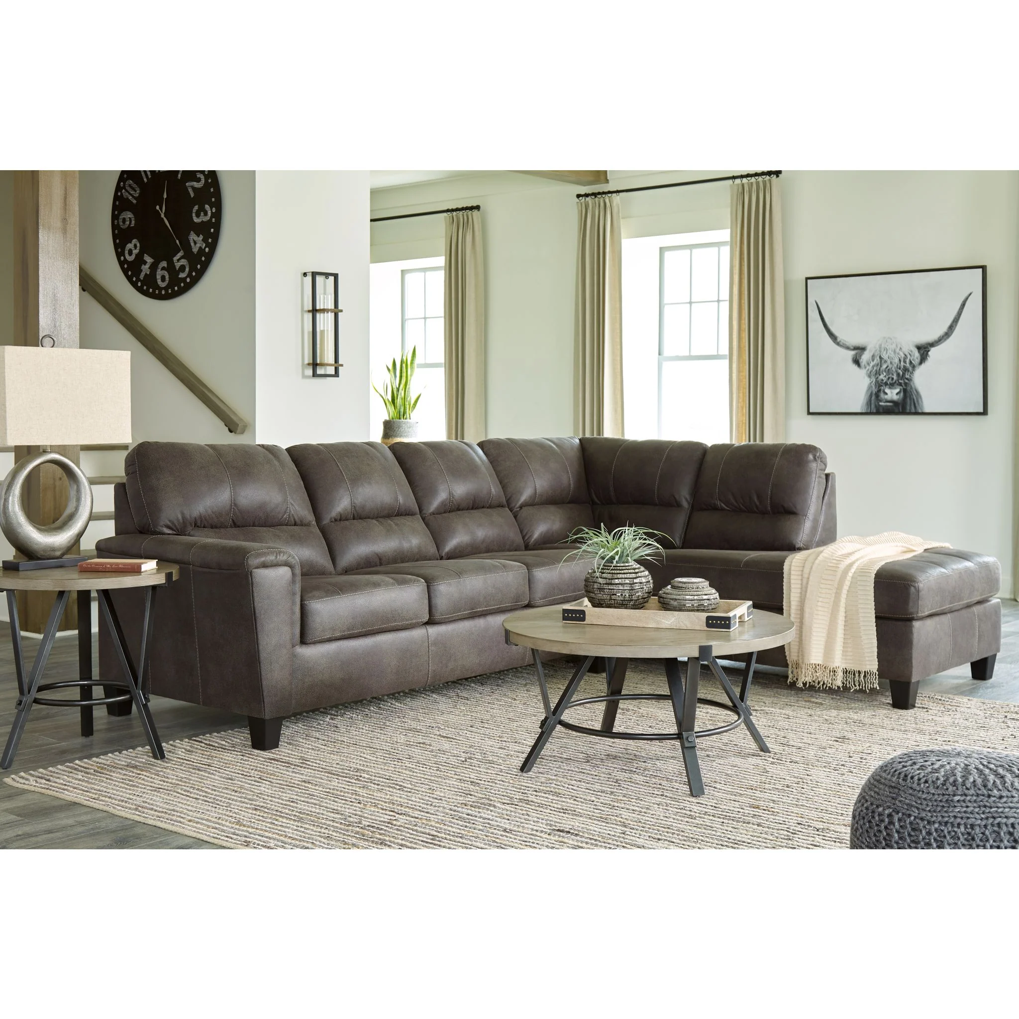 Navi 2 Piece Sectional with Chaise - Image 6