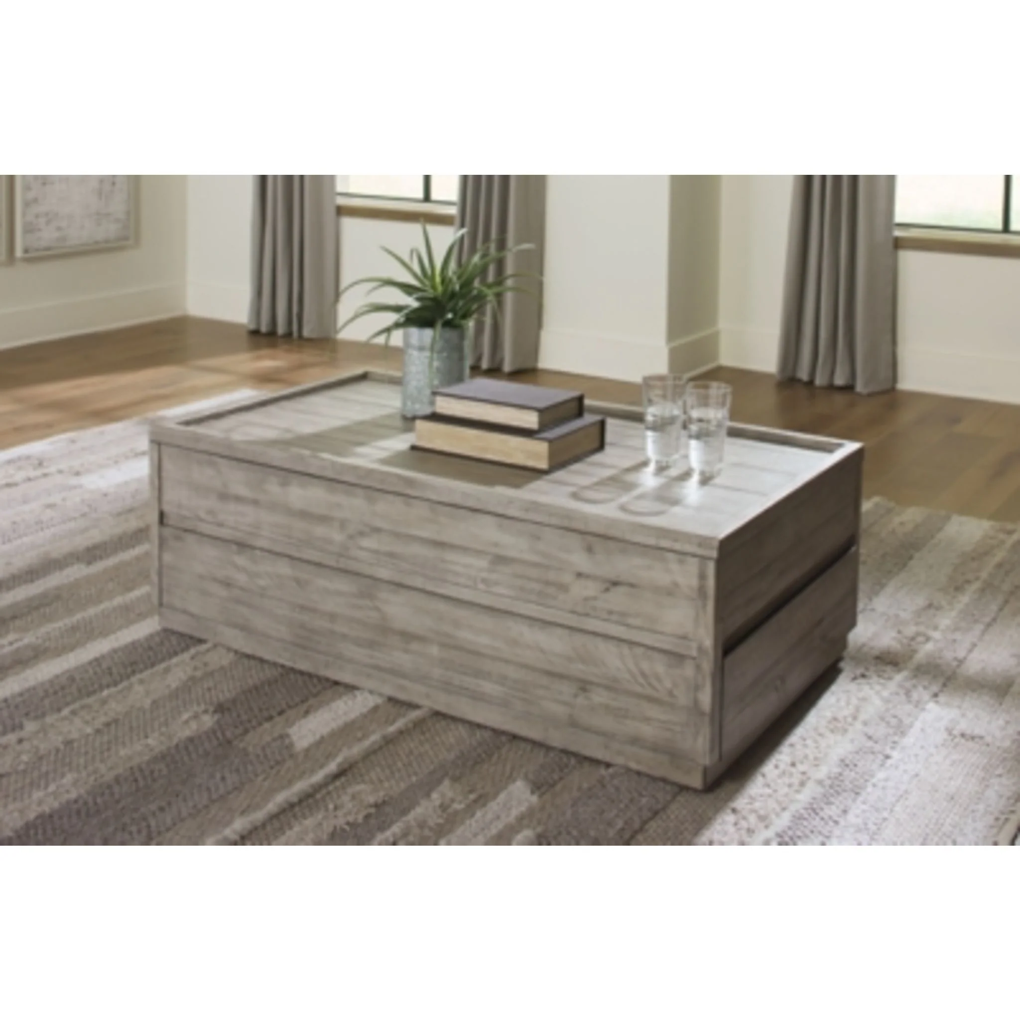 Naydell Coffee Table - Gray - Image 2