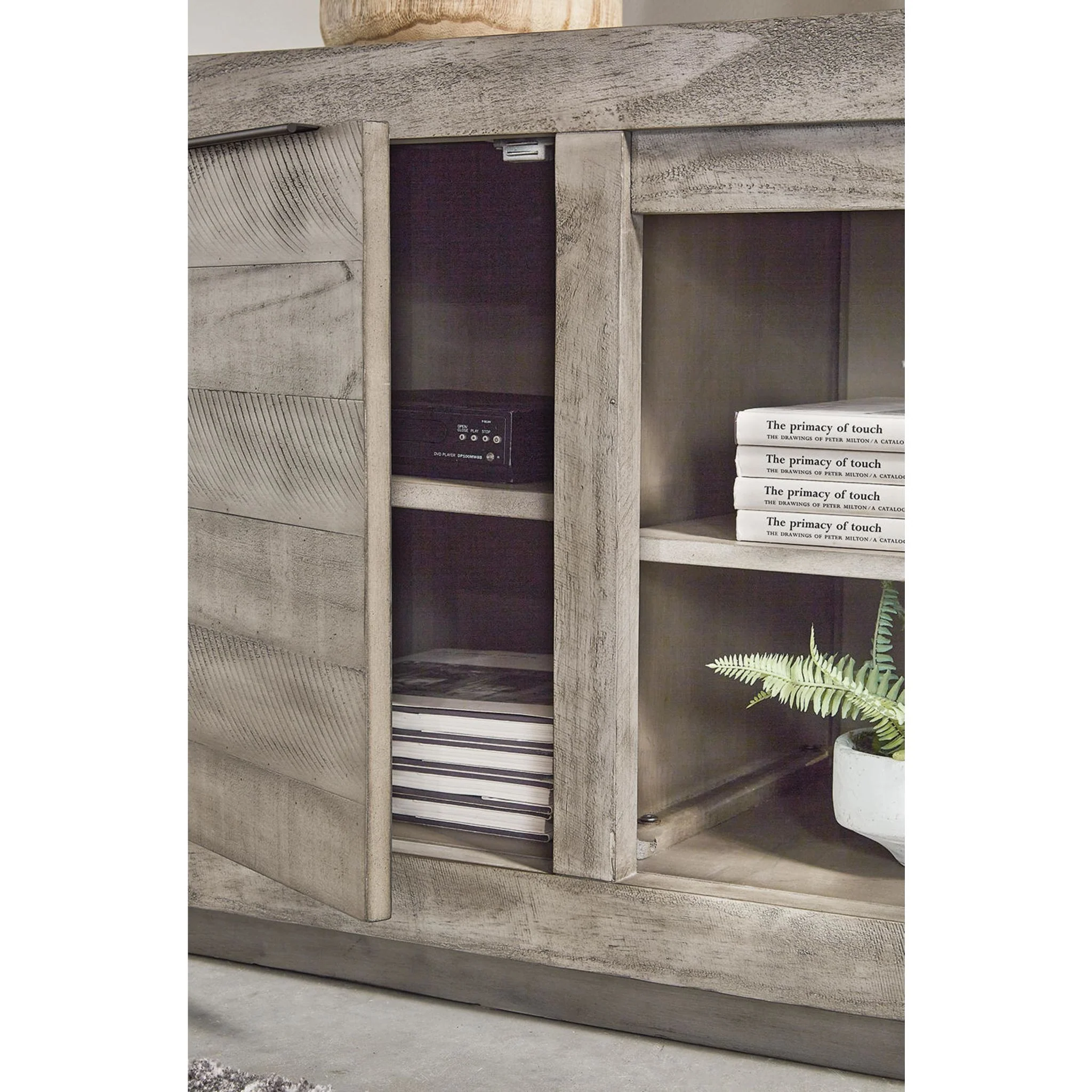 Naydell TV Stand - Gray - Image 8