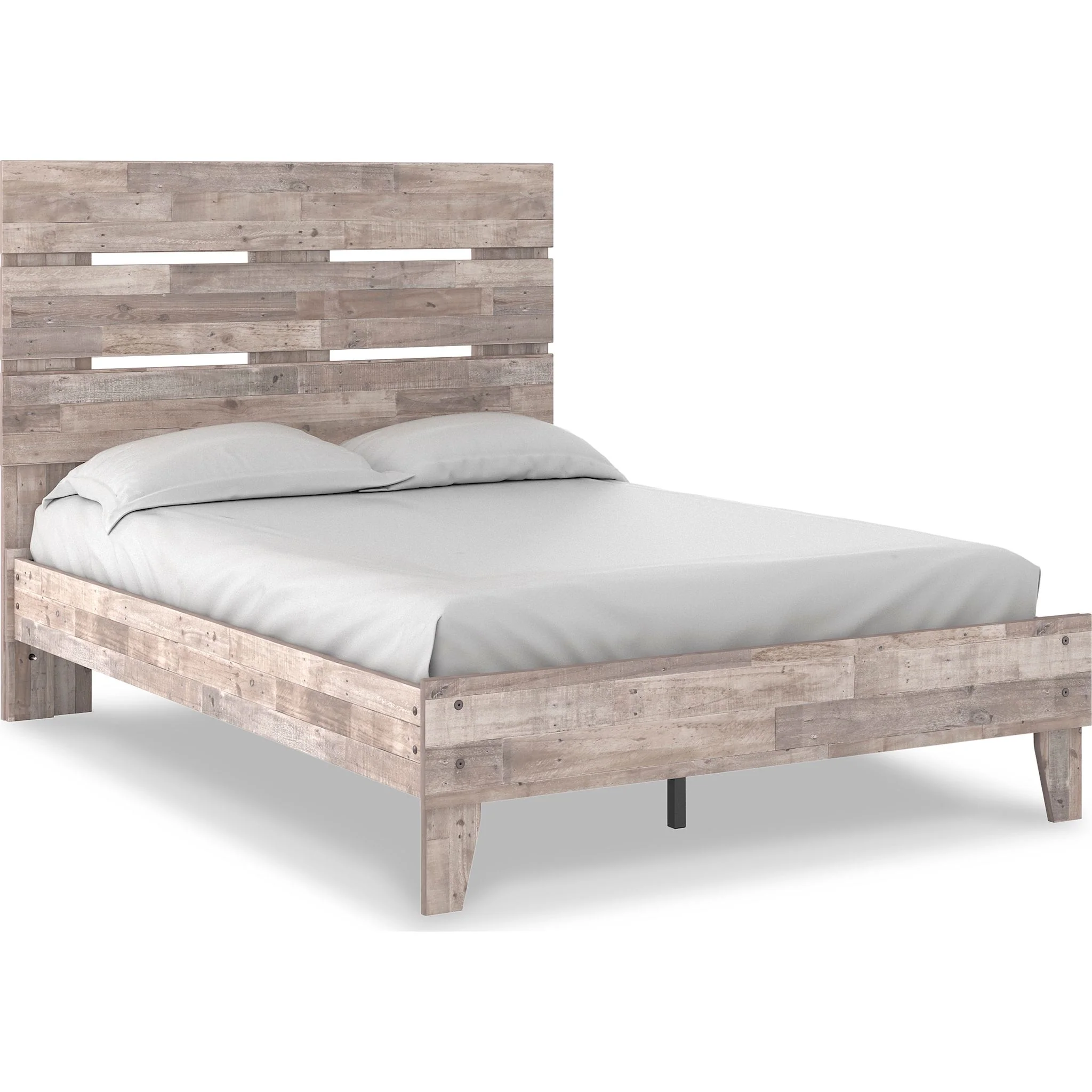 Neilsville Full Platform Bed - Whitewash