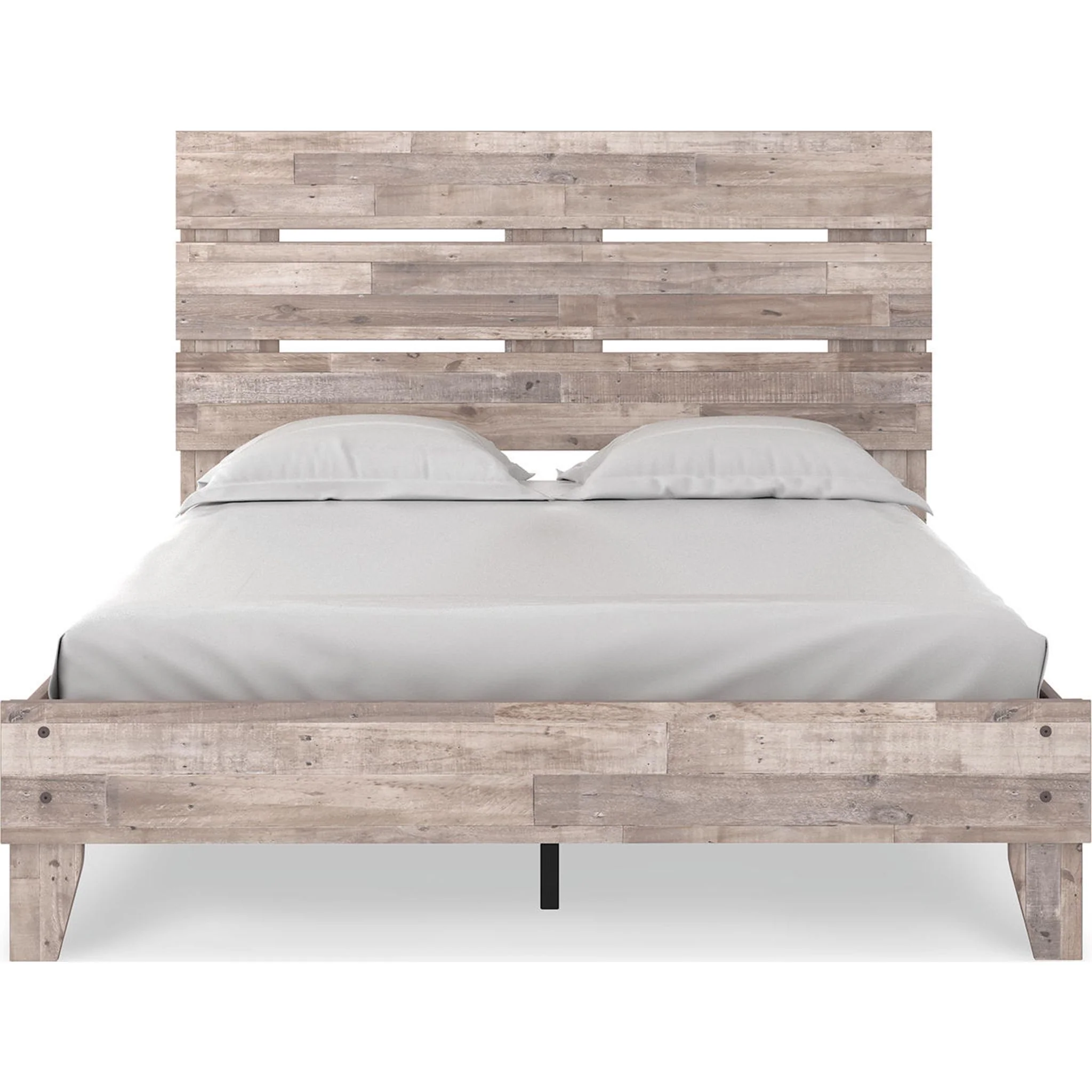 Neilsville Queen Platform Bed - Whitewash - Image 15