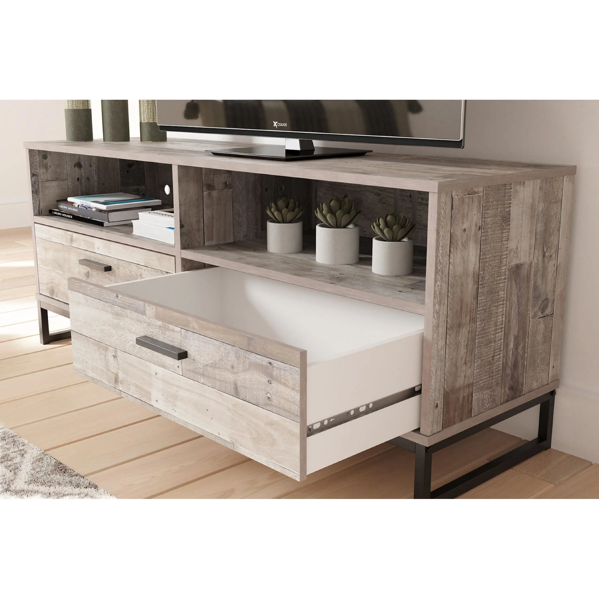Neilsville TV Stand - Multi Gray - Image 11
