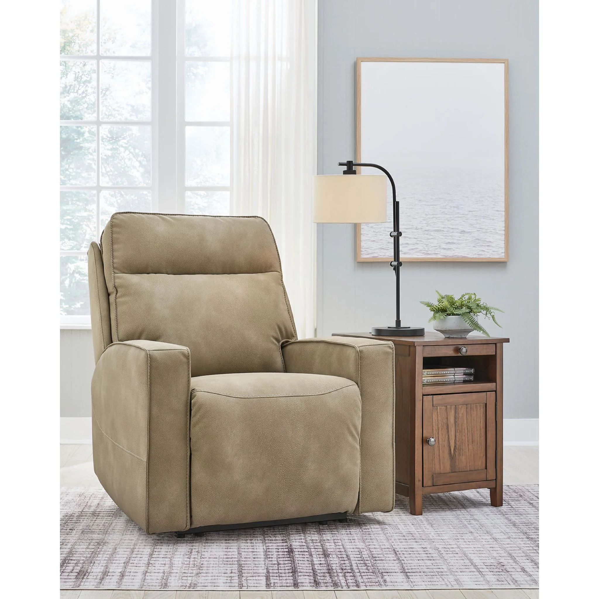 Next-Gen Durapella Power Recliner - Sand - Image 3