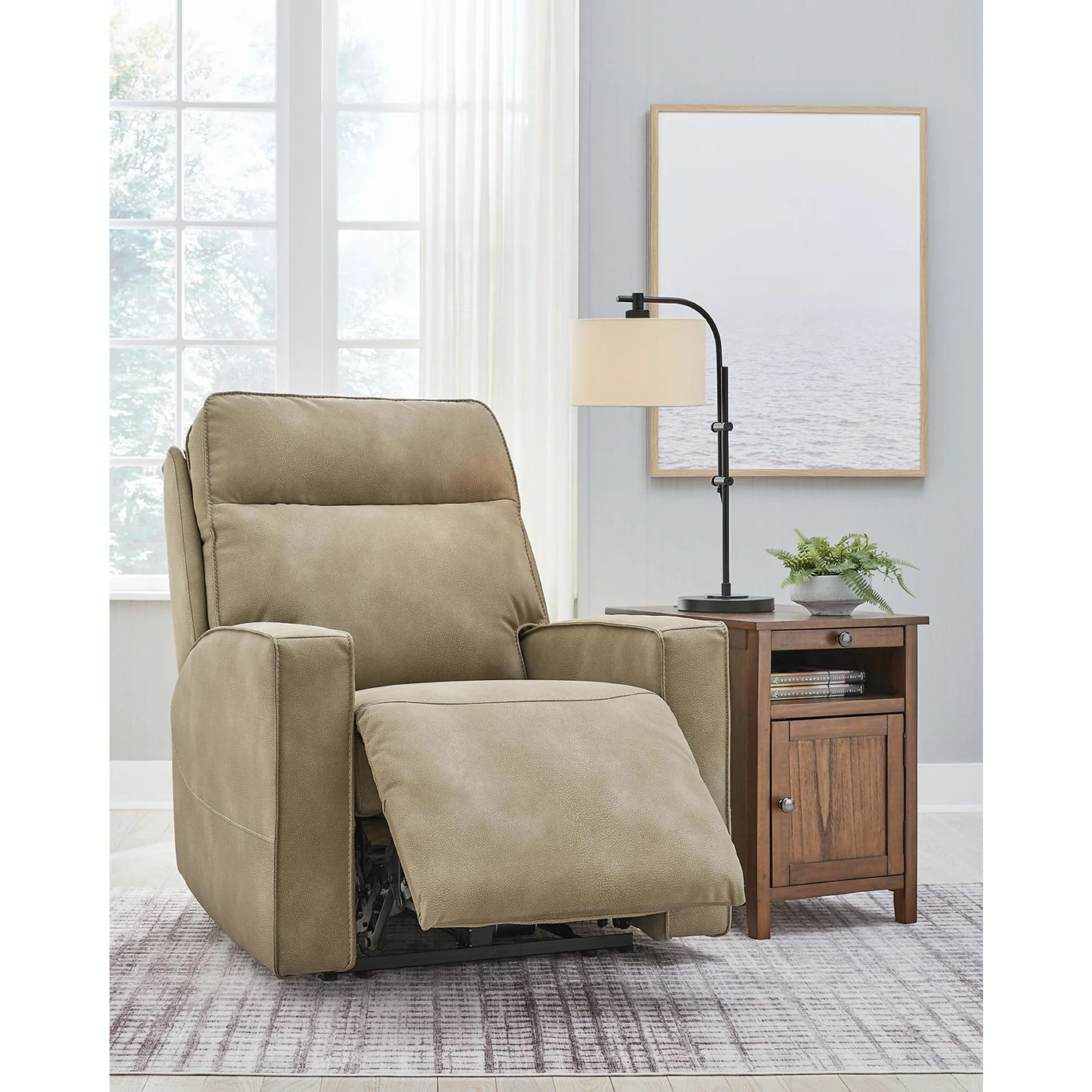 Next-Gen Durapella Power Recliner - Sand - Image 6