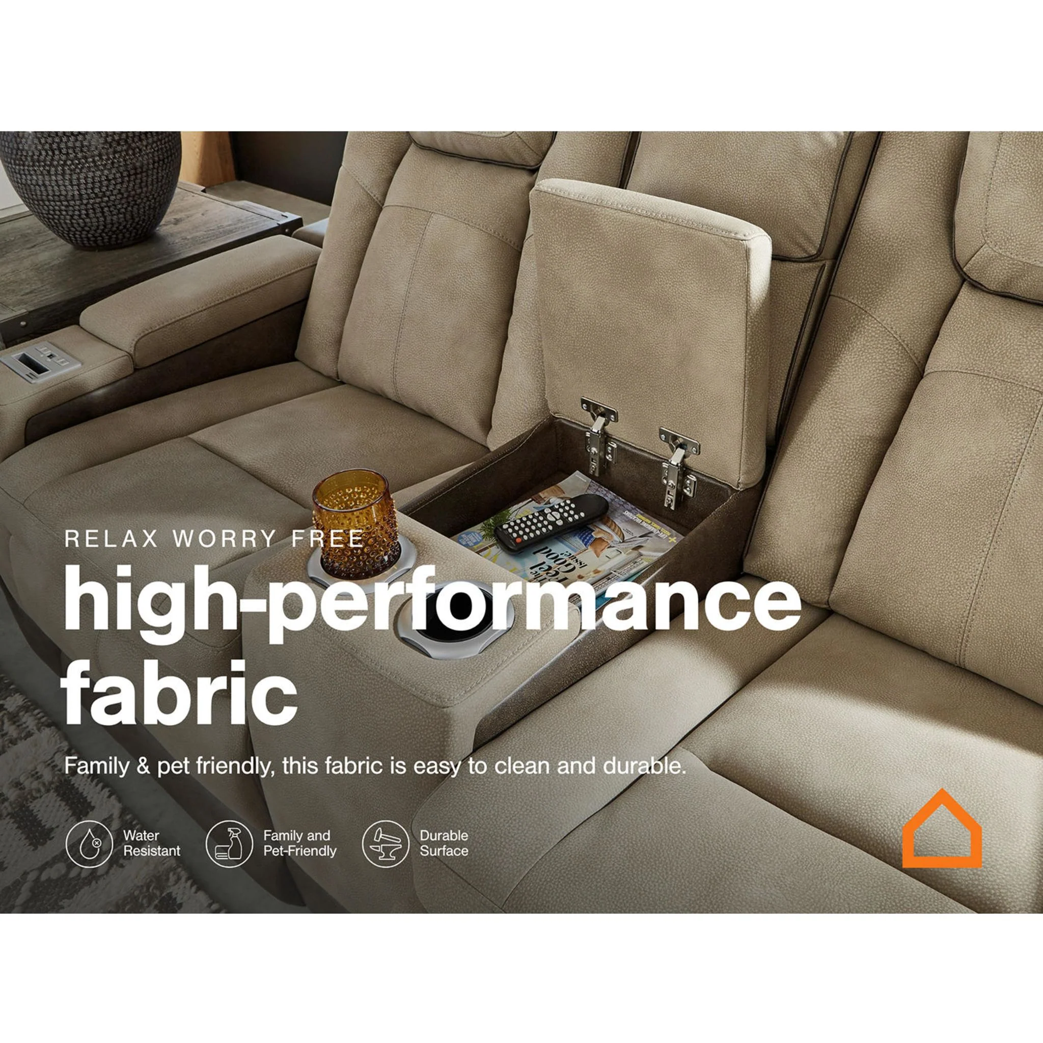 Next-Gen Power Reclining Loveseat with Console - Slate - Image 25