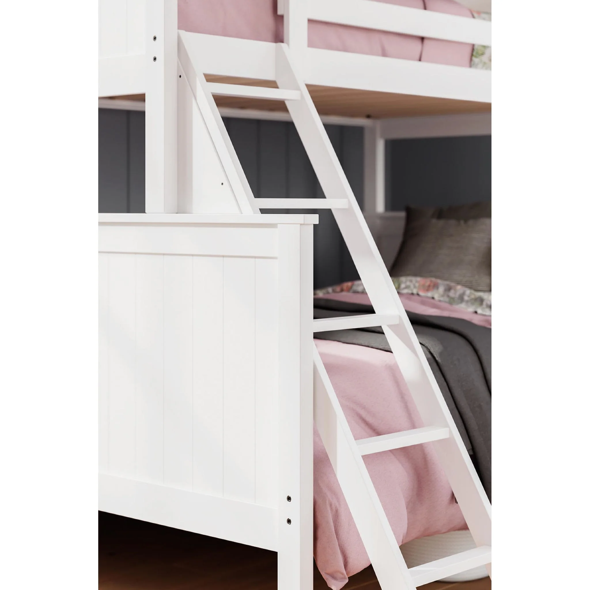 Nextonfort Twin/Full Bunk Bed - White - Image 7