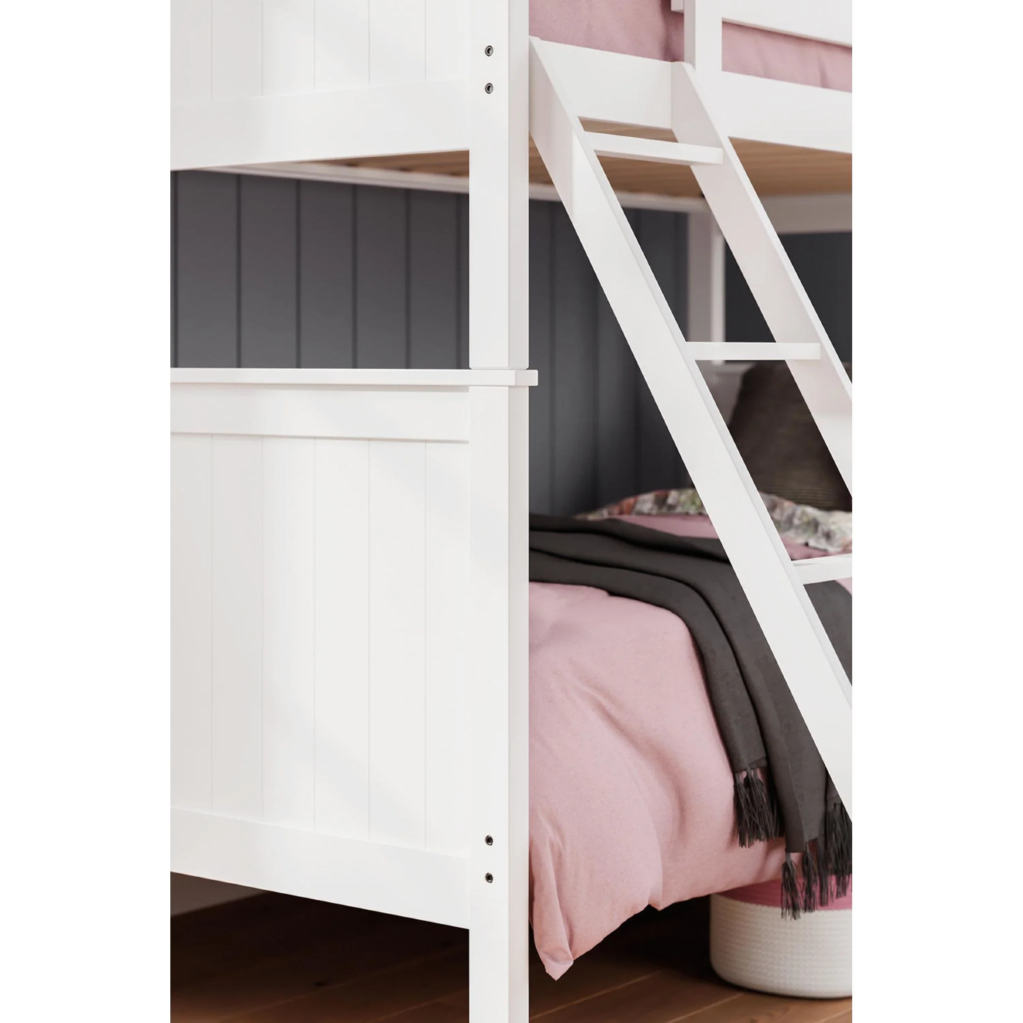 Nextonfort Twin/Twin Bunk Bed - White - Image 7