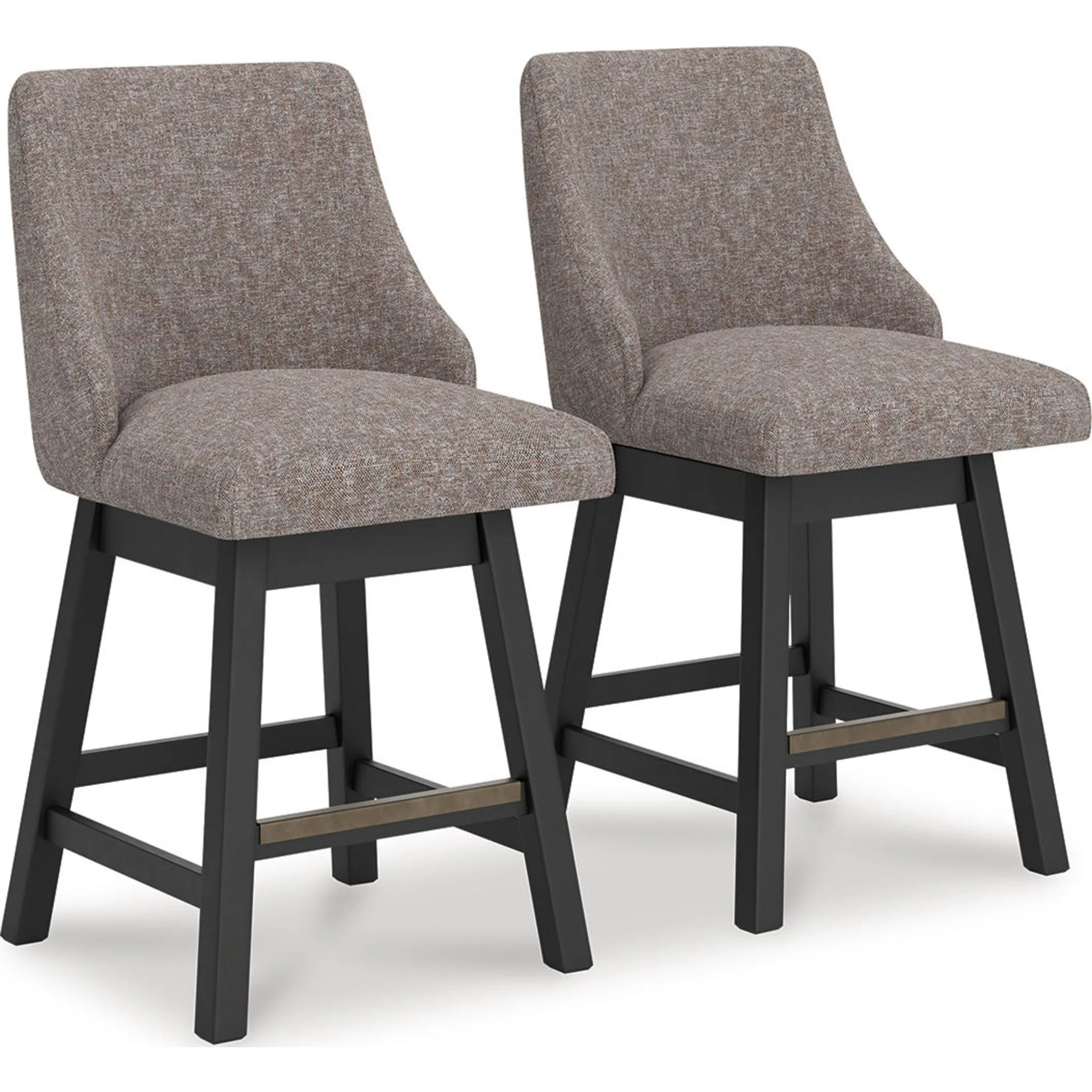 Neymorton Counter Height Stool - Dark Grayish Brown - (D618-224)