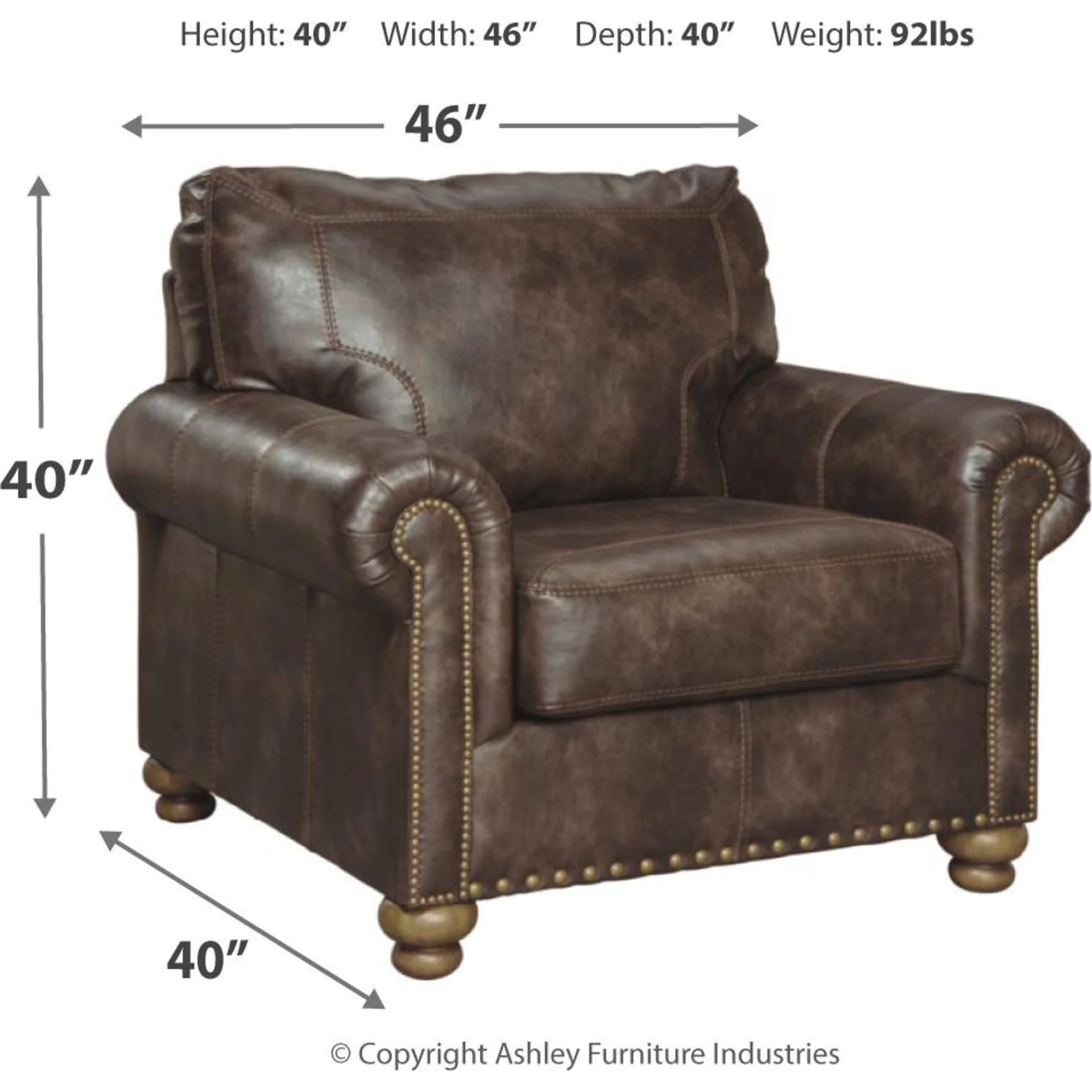 Nicorvo Chair - Coffee - Image 7
