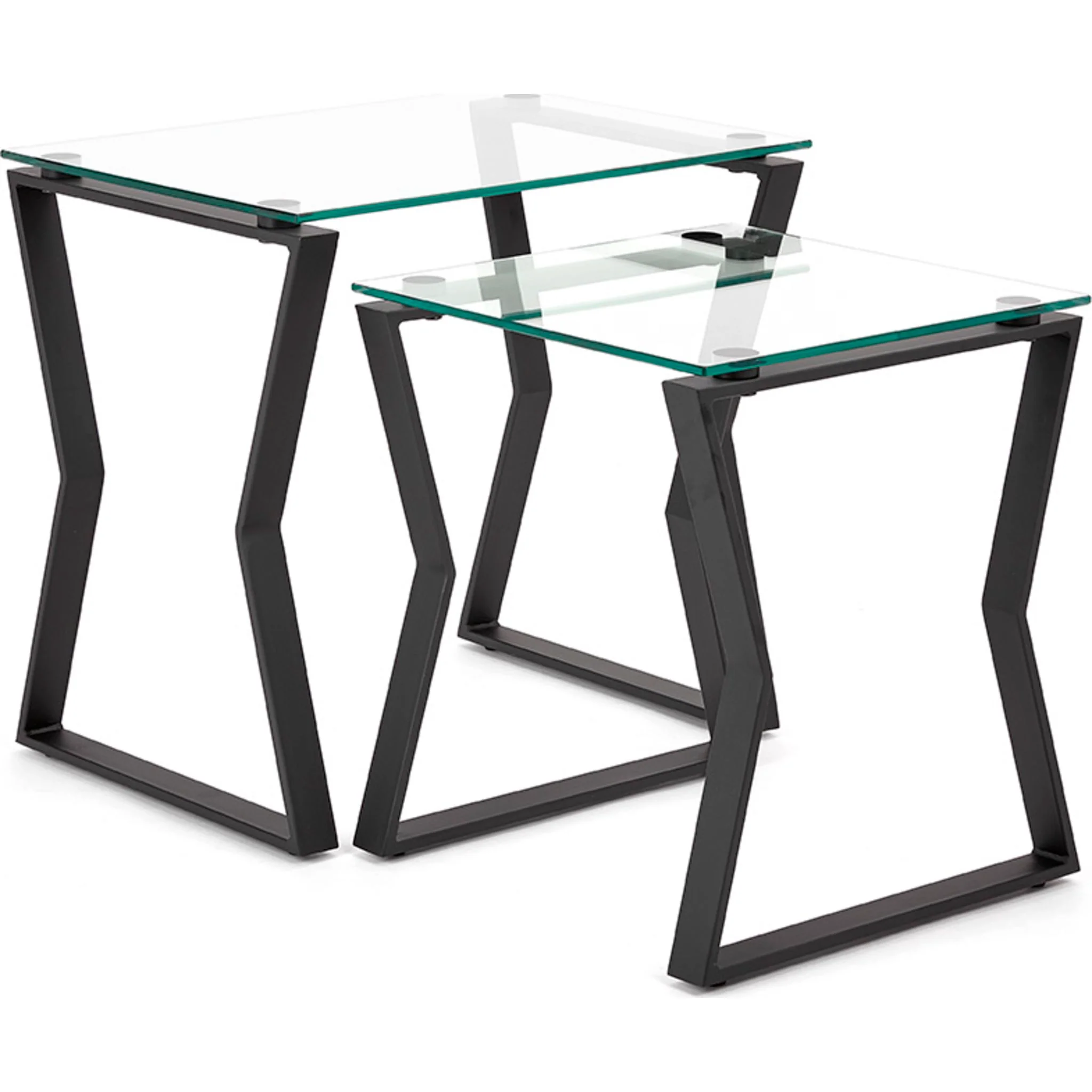 Noa Nesting End Table - Glass - Image 3