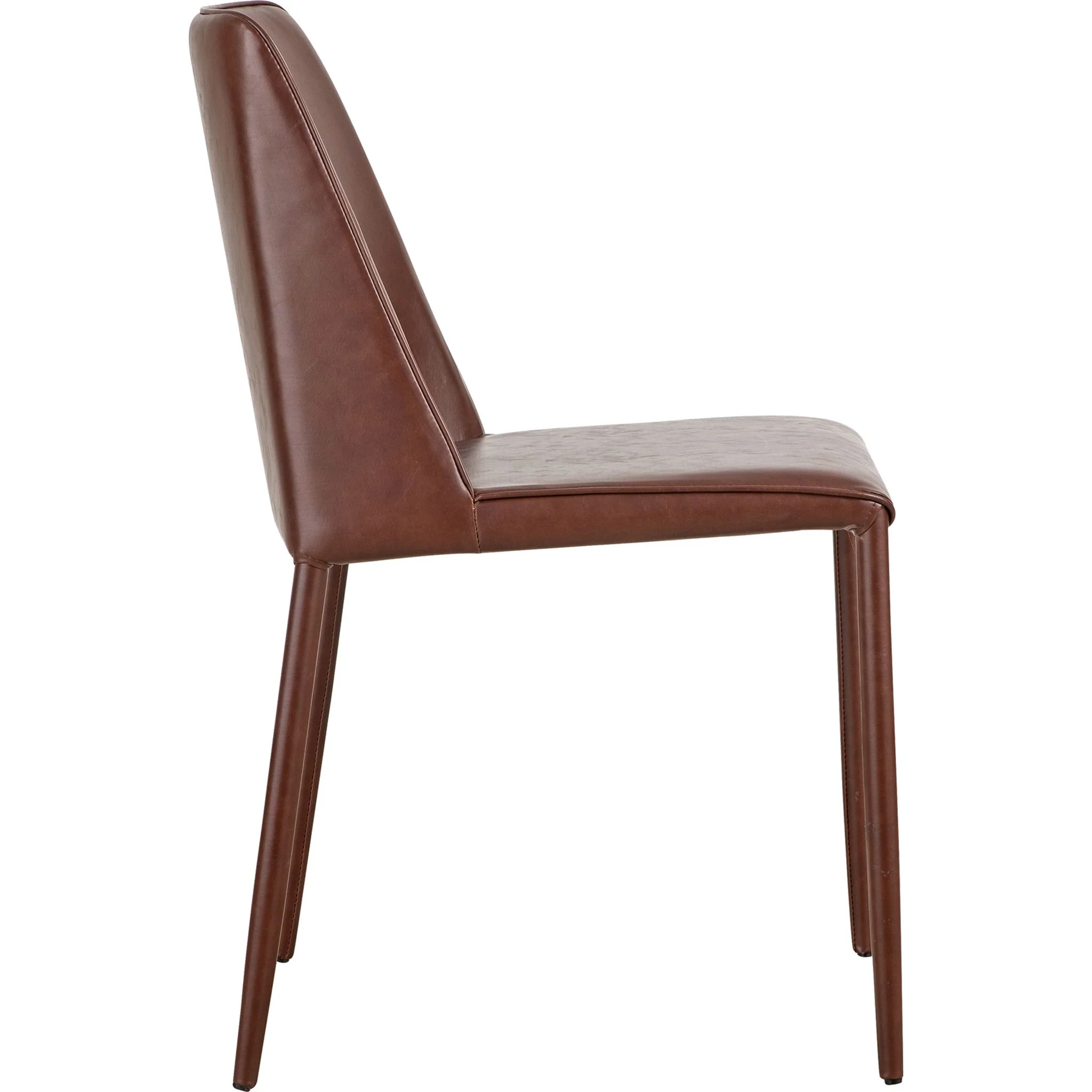 Nora Vegan Leather Side Chair - Image 3