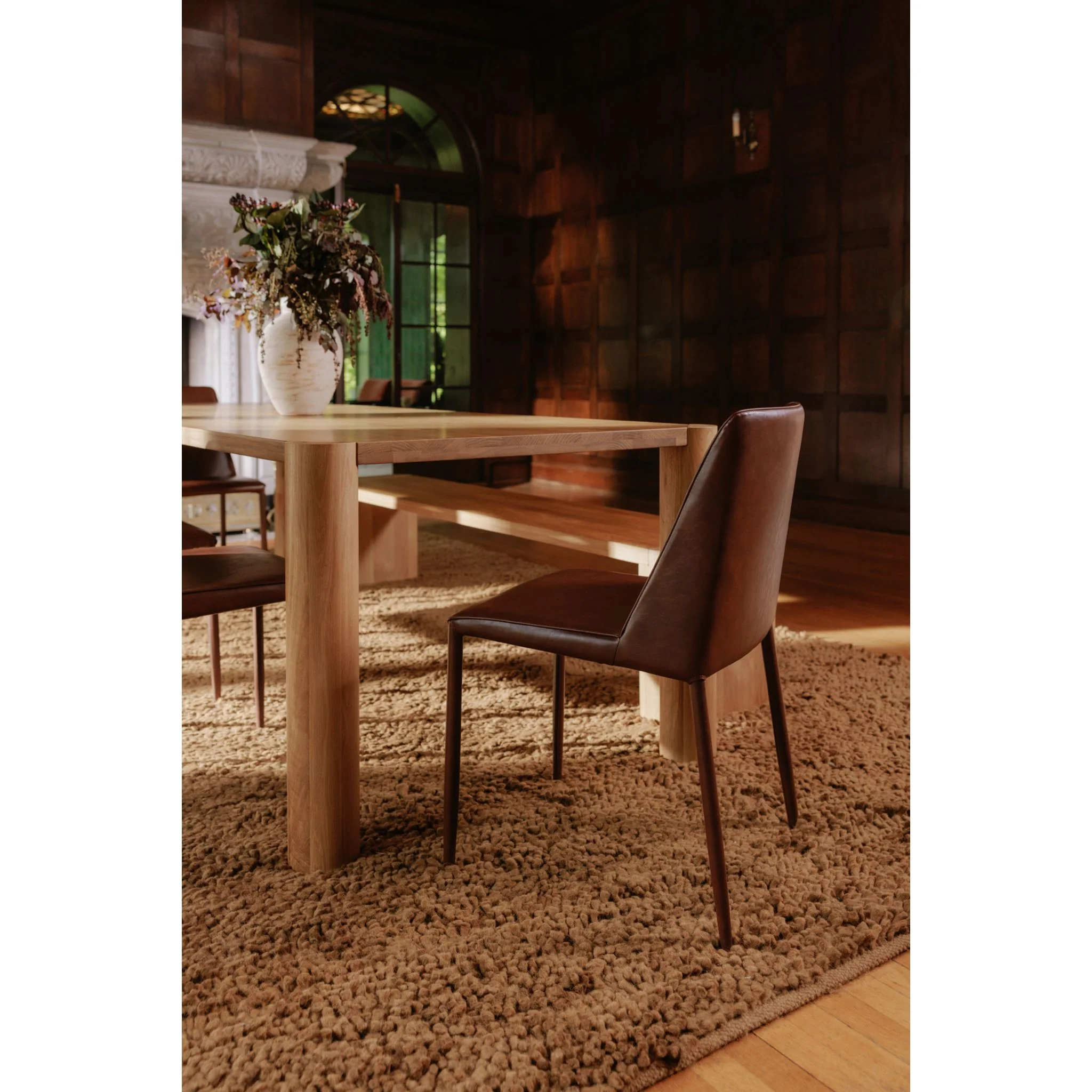 Nora Vegan Leather Side Chair - Image 6
