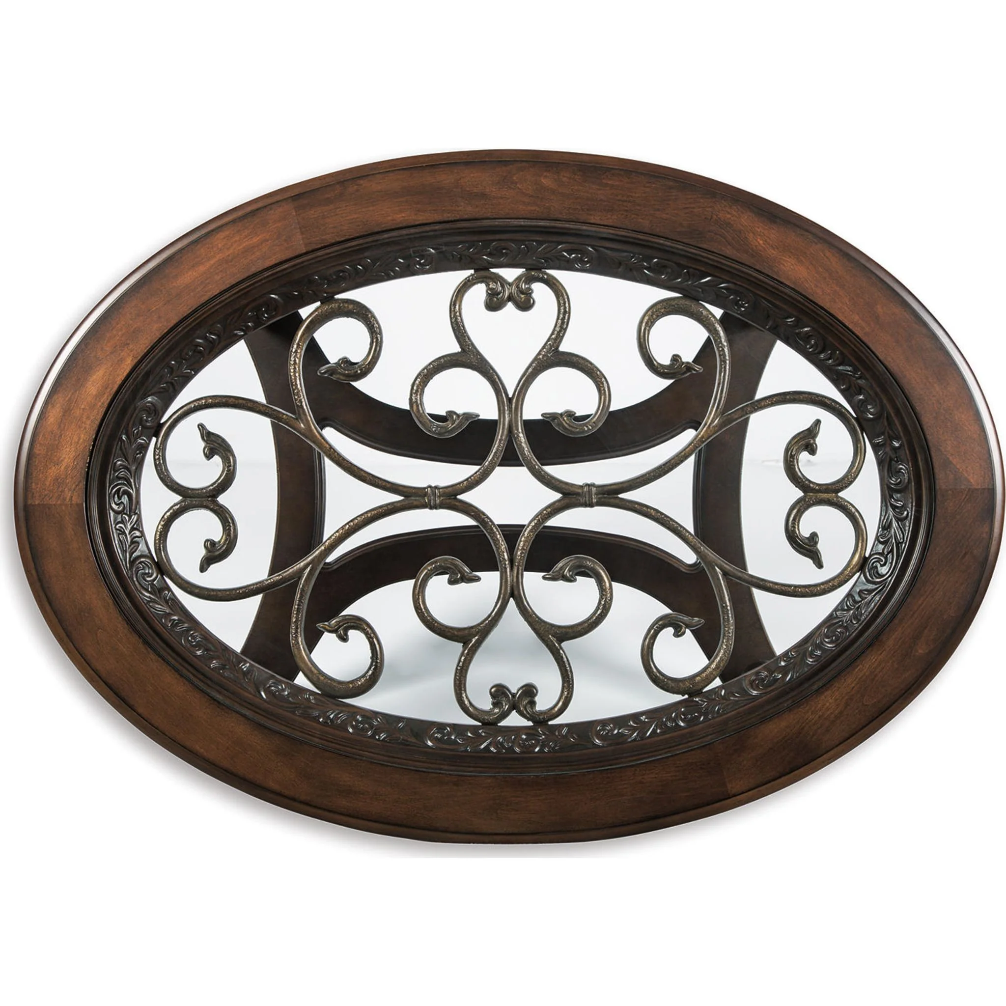 Norcastle Coffee Table - Dark Brown - Image 11