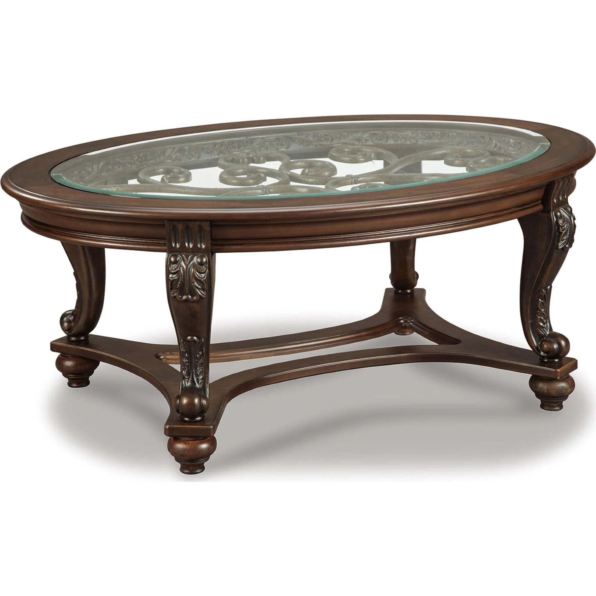 Norcastle Coffee Table - Dark Brown - Image 12