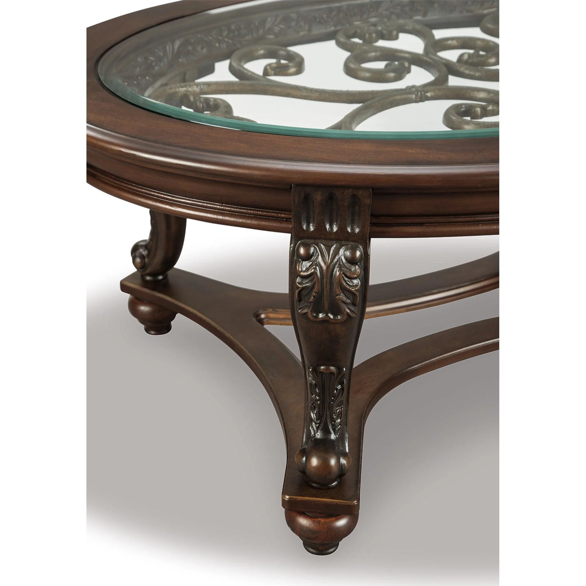 Norcastle Coffee Table - Dark Brown - Image 13