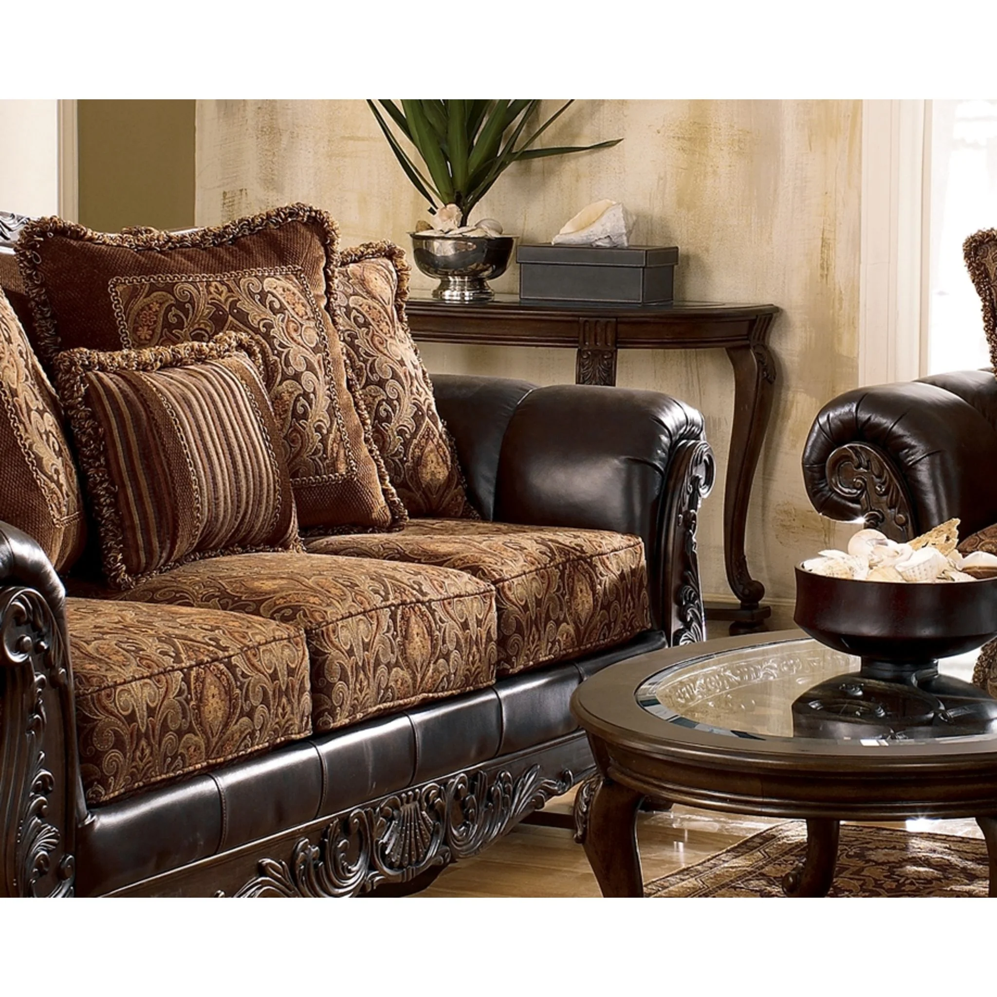 Norcastle Sofa Table - Dark Brown - Image 3