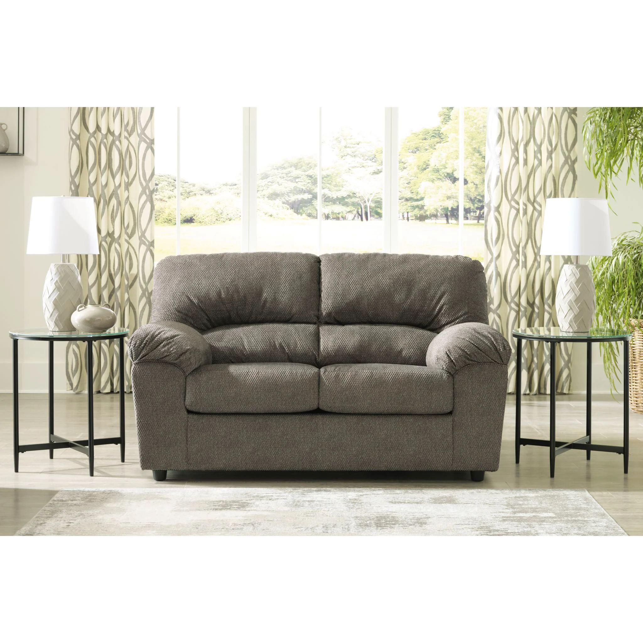 Norlou Loveseat - Flannel - Image 2