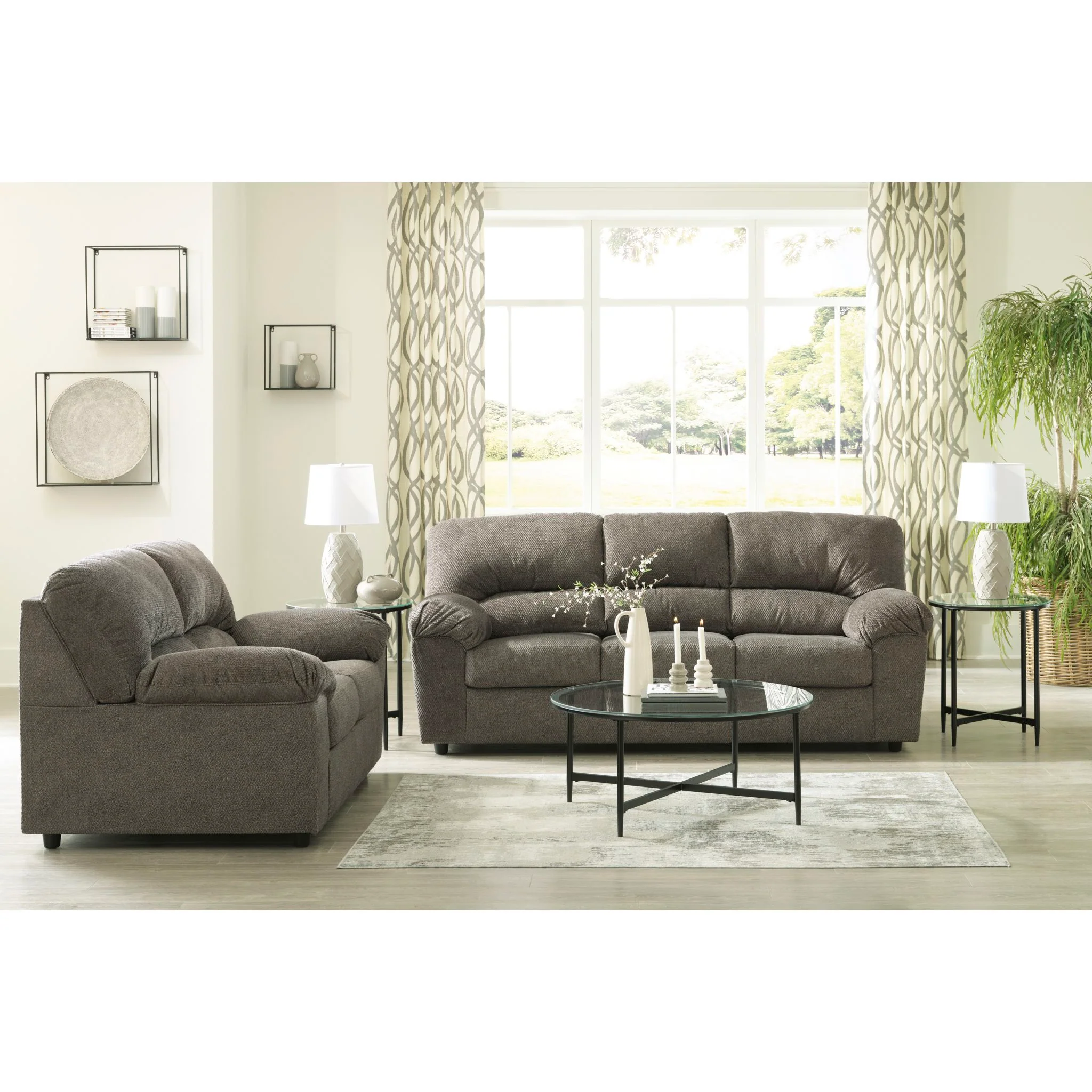Norlou Loveseat - Flannel - Image 8