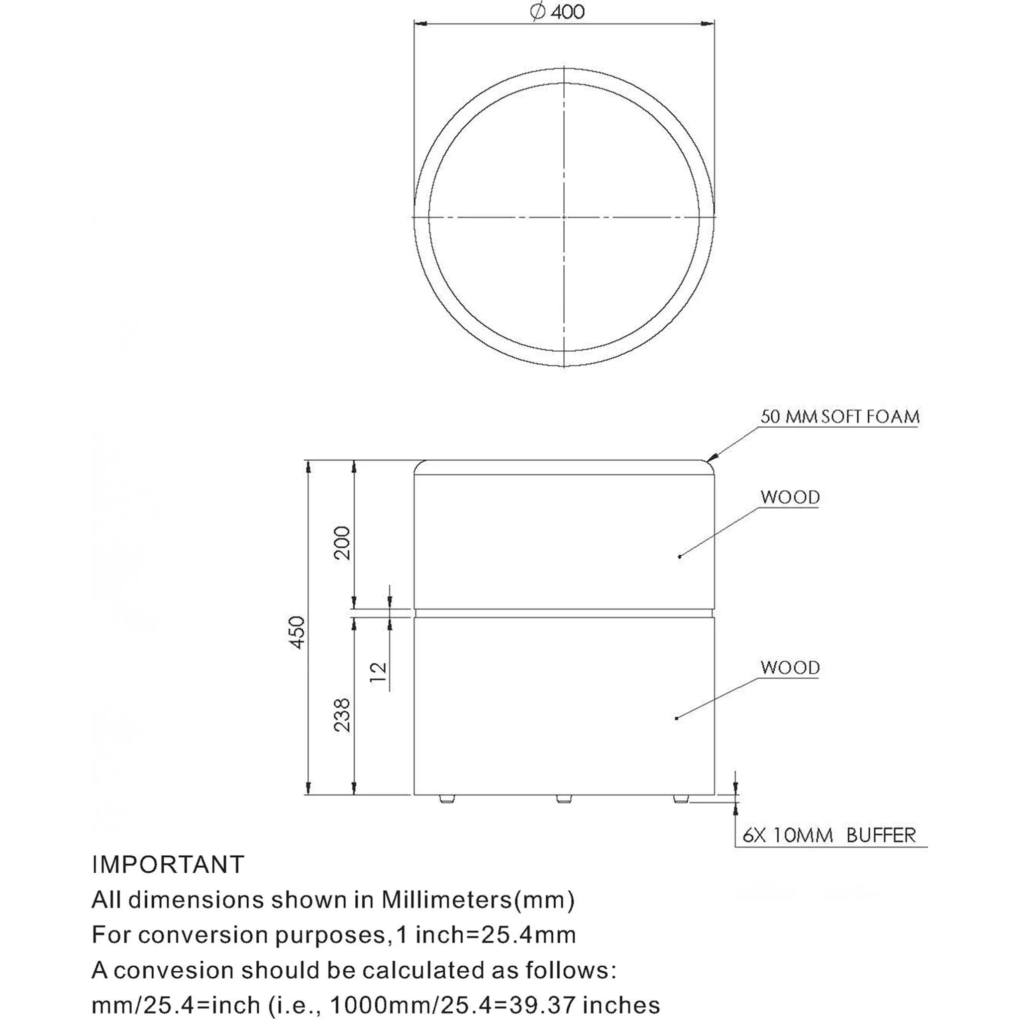 Novar Stool - Image 7