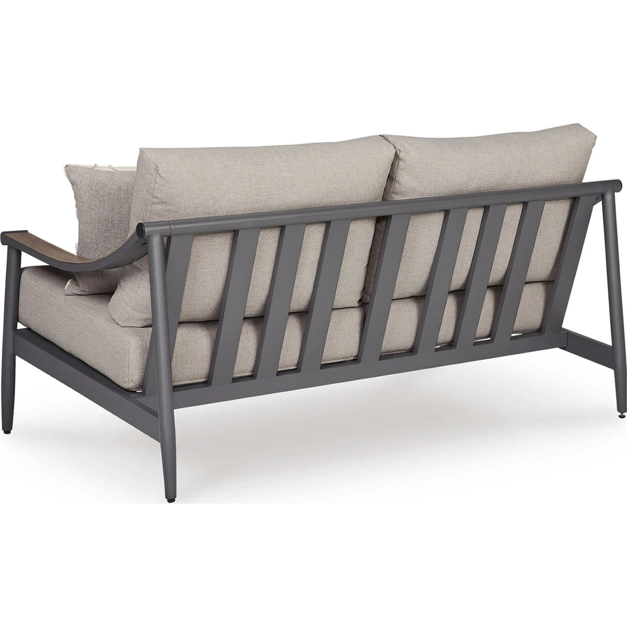 Ocean Beach 2 Piece Outdoor Seating - Gray - Image 4