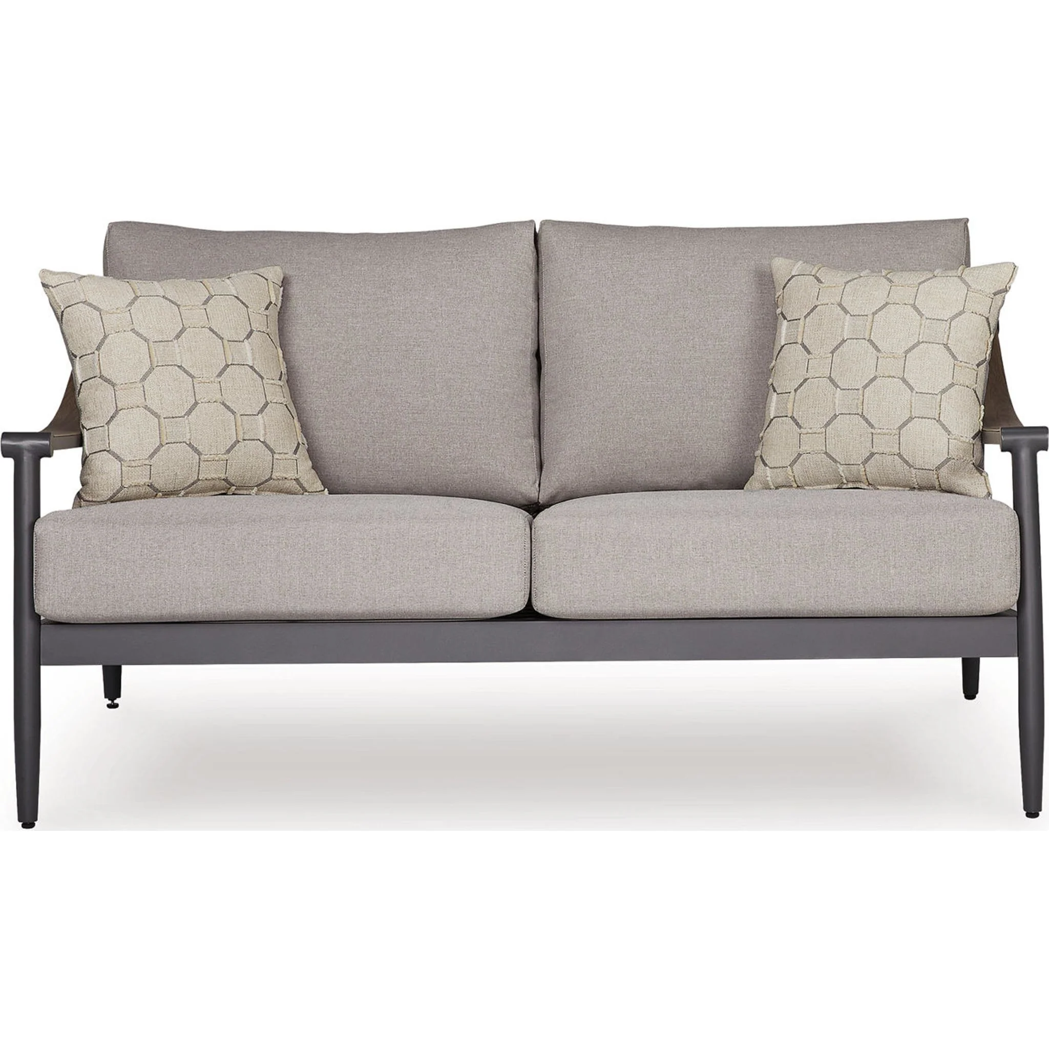 Ocean Beach 3 Piece Outdoor Seating - Gray - Image 8