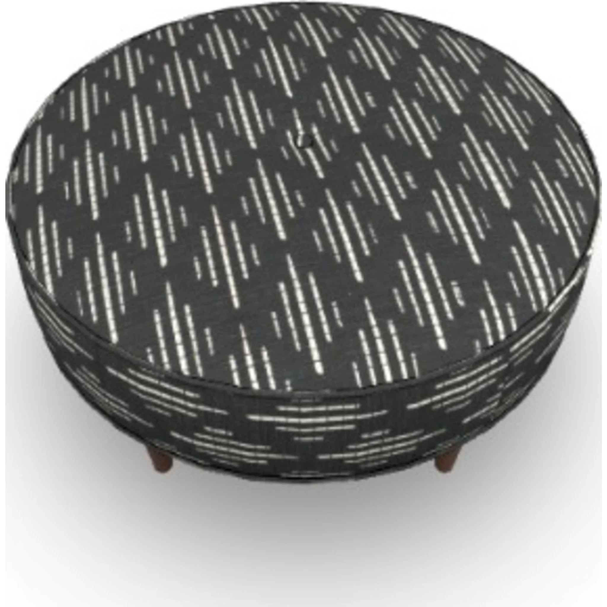 Odon Ottoman with Two Pillows - Midnight - Image 2