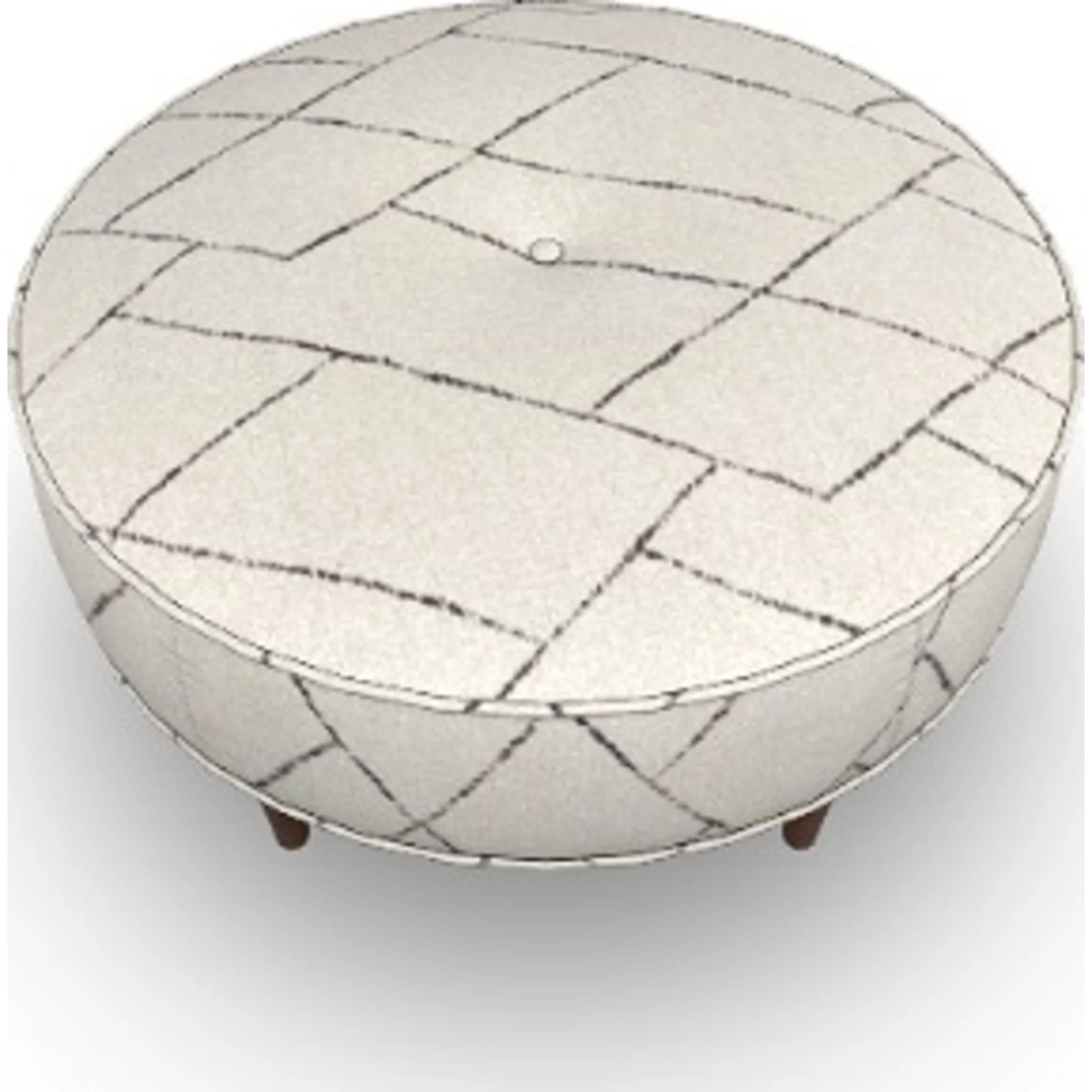 Odon Ottoman with Two Pillows - Parchment - Image 2