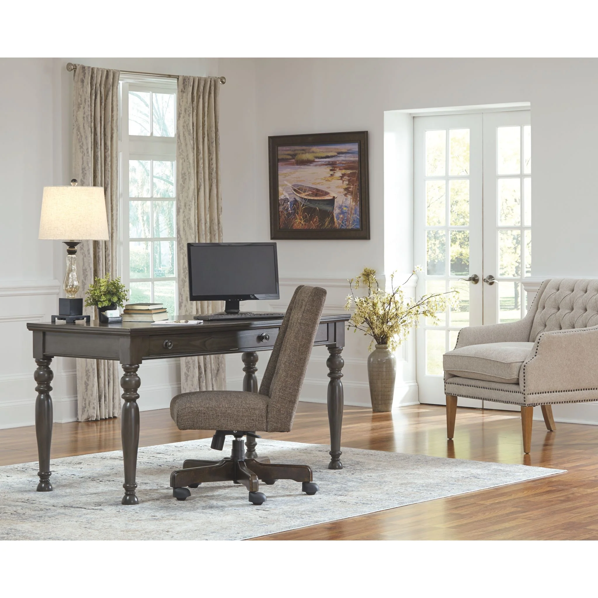 Office Swivel Chair Office Chair - Graphite - Image 5