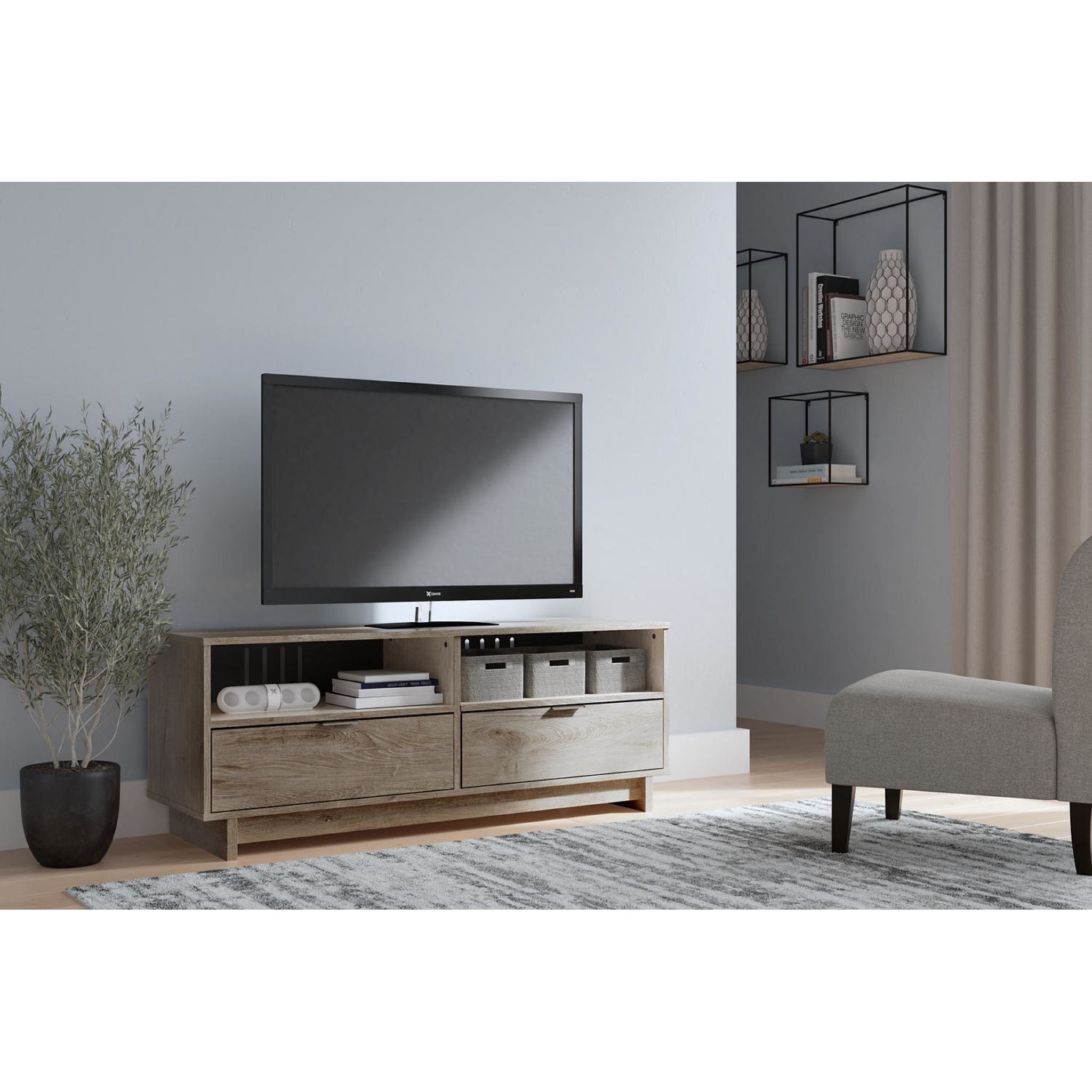 Oliah TV Stand - Natural - Image 2