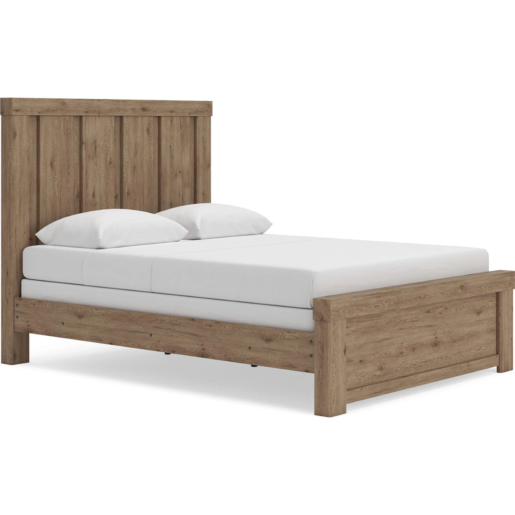 Oliandon Queen Panel Bed - Light Brown