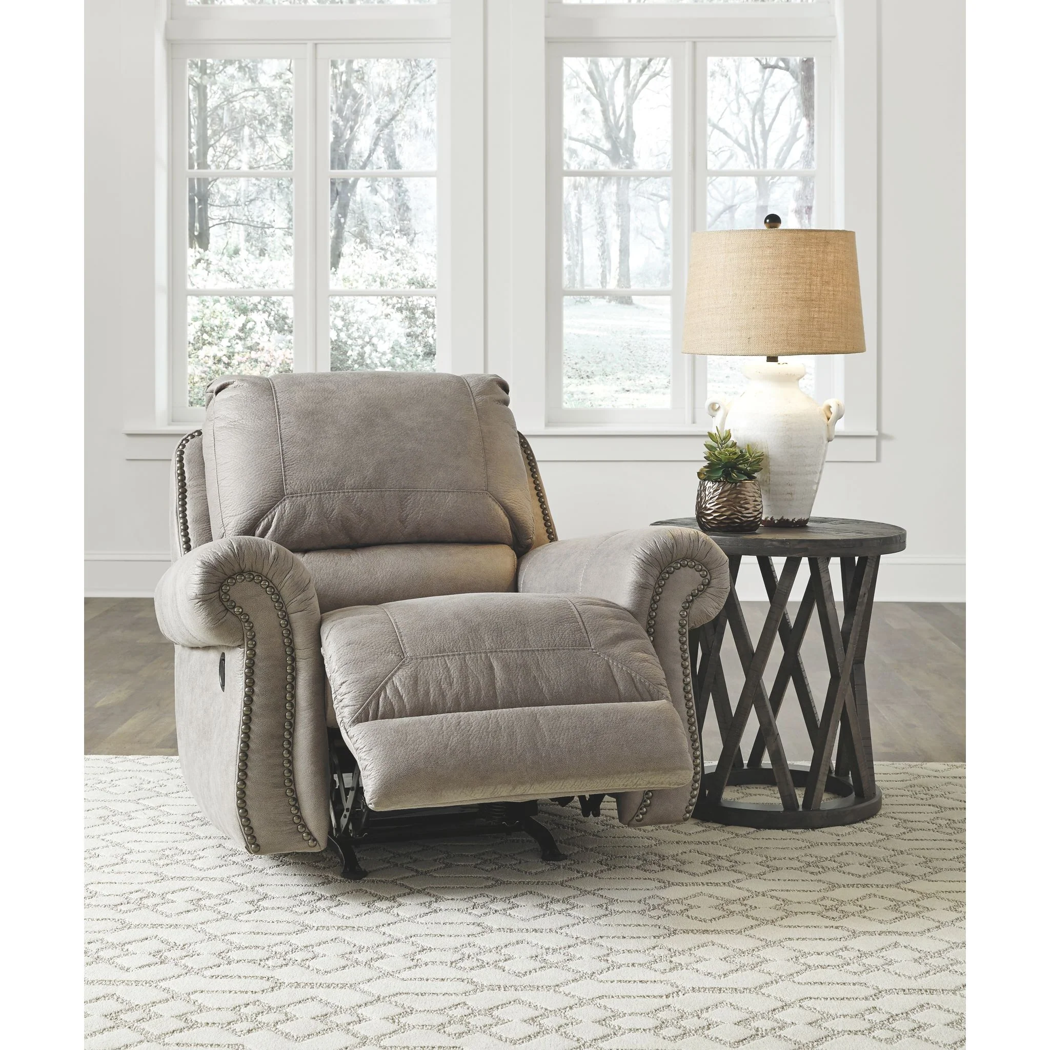 Olsberg Rocker Recliner - Steel - Image 2