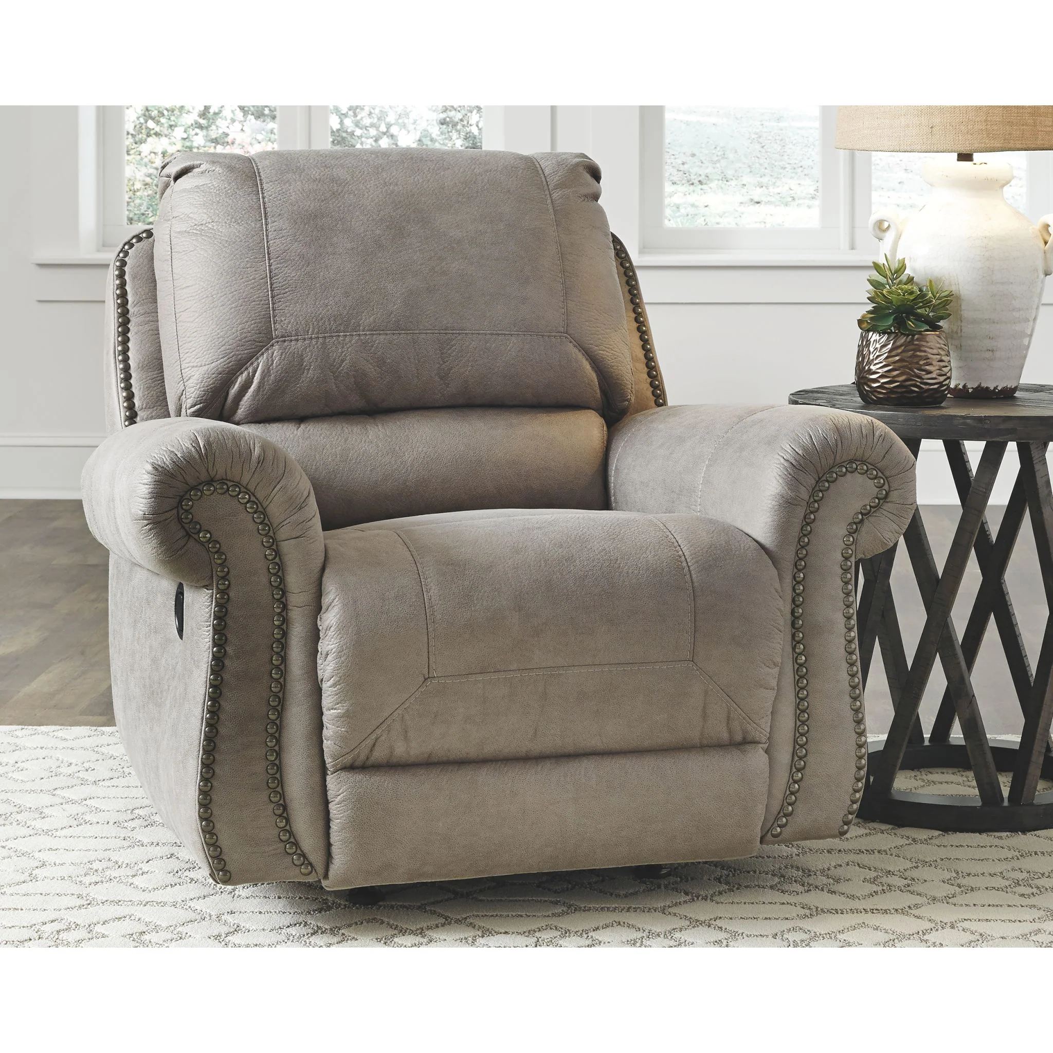 Olsberg Rocker Recliner - Steel - Image 3