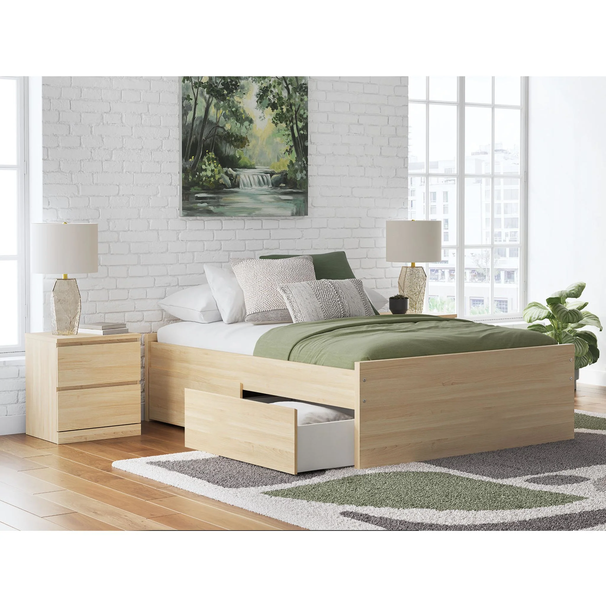 Onita Full Storage Bed - Natural - Image 11