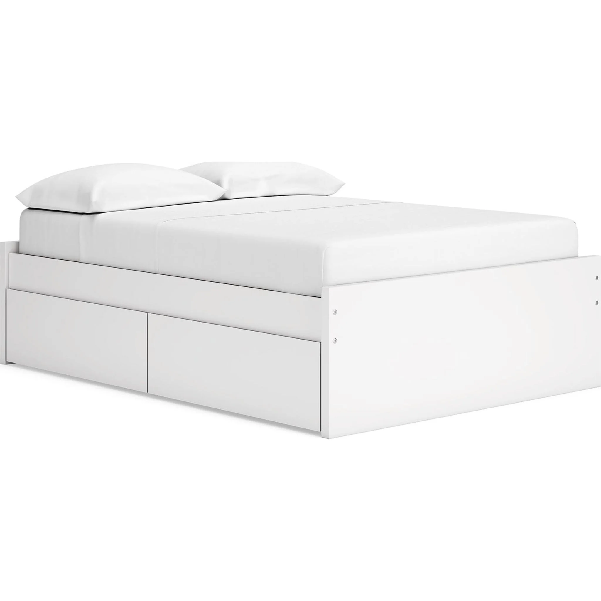 Onita Full Storage Bed - White