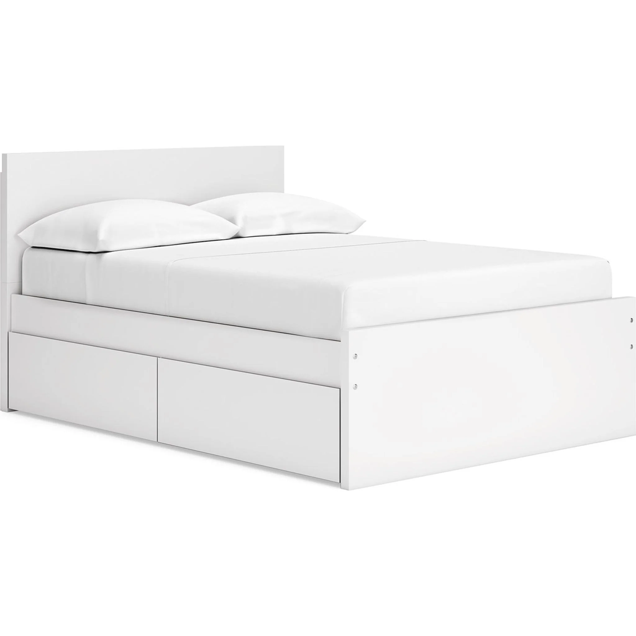 Onita Full Storage Bed - White